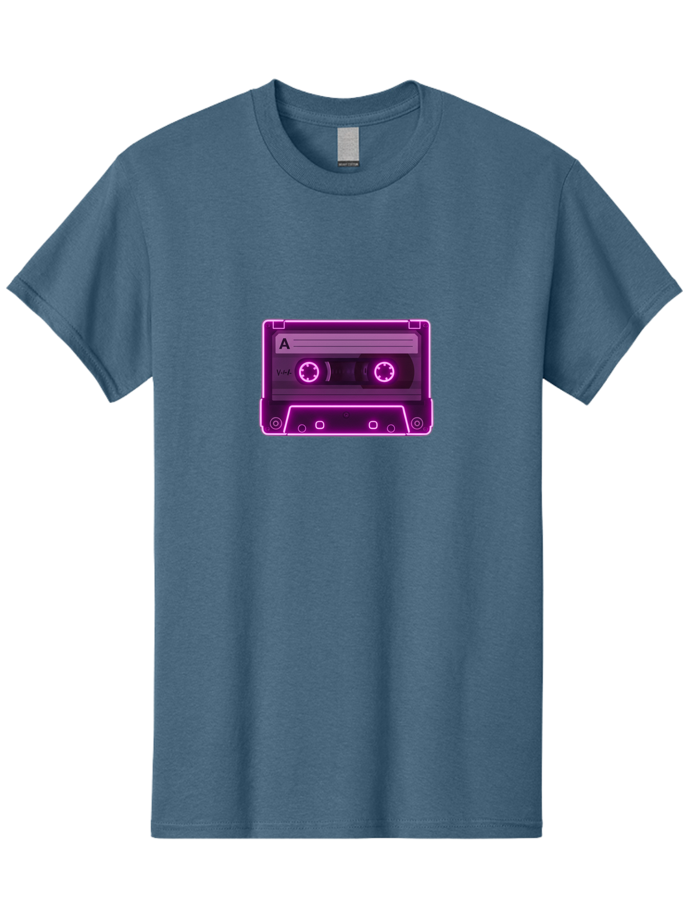 Cassette-Tape-A-3 Men'S Graphic Tee, 100% Cotton, Comfortable Casual Summer Wear, Machine Washable, Cassette Tape, Retro Music, Vintage Technology, Nostalgic Feel, Music Format, Analog Sound, Side A Baa267