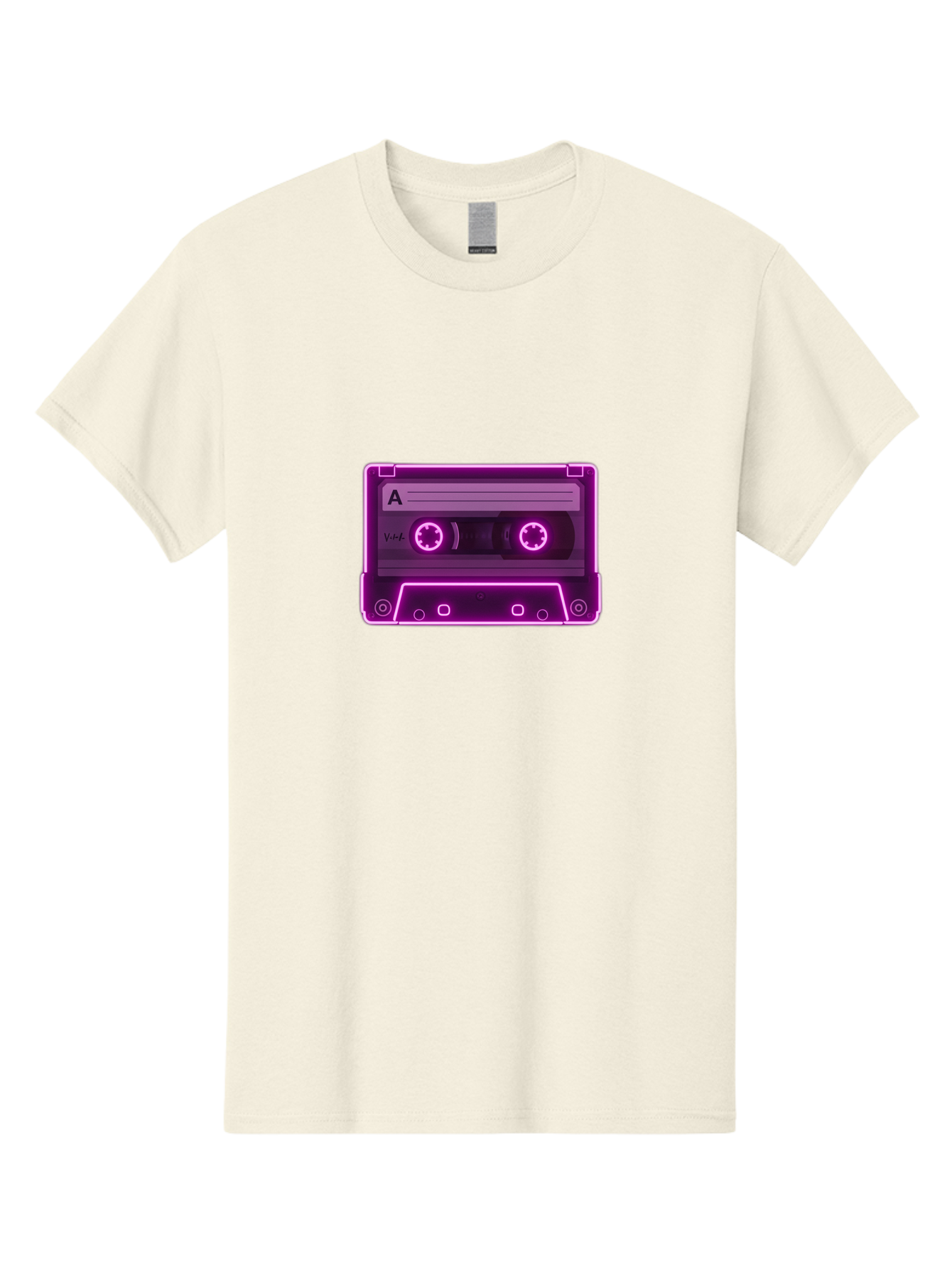 Cassette-Tape-A-3 Men'S Graphic Tee, 100% Cotton, Comfortable Casual Summer Wear, Machine Washable, Cassette Tape, Retro Music, Vintage Technology, Nostalgic Feel, Music Format, Analog Sound, Side A Baa267