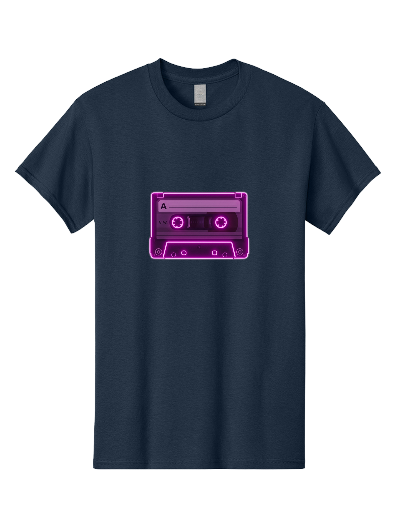 Cassette-Tape-A-3 Men'S Graphic Tee, 100% Cotton, Comfortable Casual Summer Wear, Machine Washable, Cassette Tape, Retro Music, Vintage Technology, Nostalgic Feel, Music Format, Analog Sound, Side A Baa267