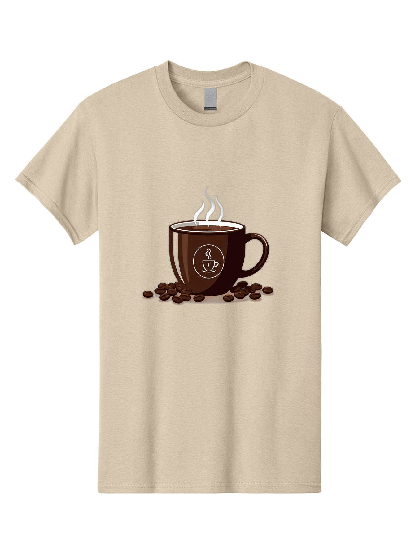 Coffee-Cup-13 Men'S Graphic Tee, 100% Cotton, Comfortable Casual Summer Wear, Machine Washable, Coffee Cup, Hot Beverage, Steaming Coffee, Coffee Beans, Coffee Logo, Coffee Break, Morning Coffee, Coffee Time, Coffee Illustration Baa347