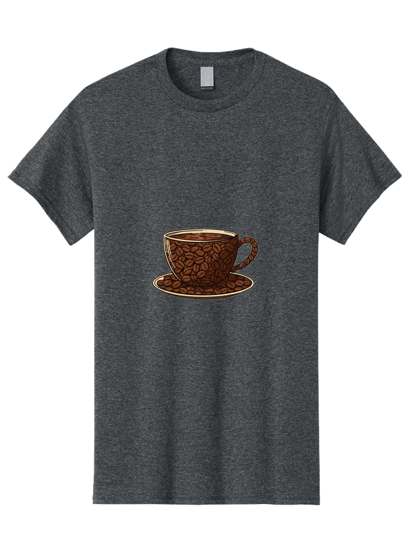 Coffee-Cup-5 Men'S Graphic Tee, 100% Cotton, Comfortable Casual Summer Wear, Machine Washable, Coffee Cup, Coffee Beans, Coffee Time, Morning Coffee, Caffeine Boost, Coffee Break, Java Lovers Baa355