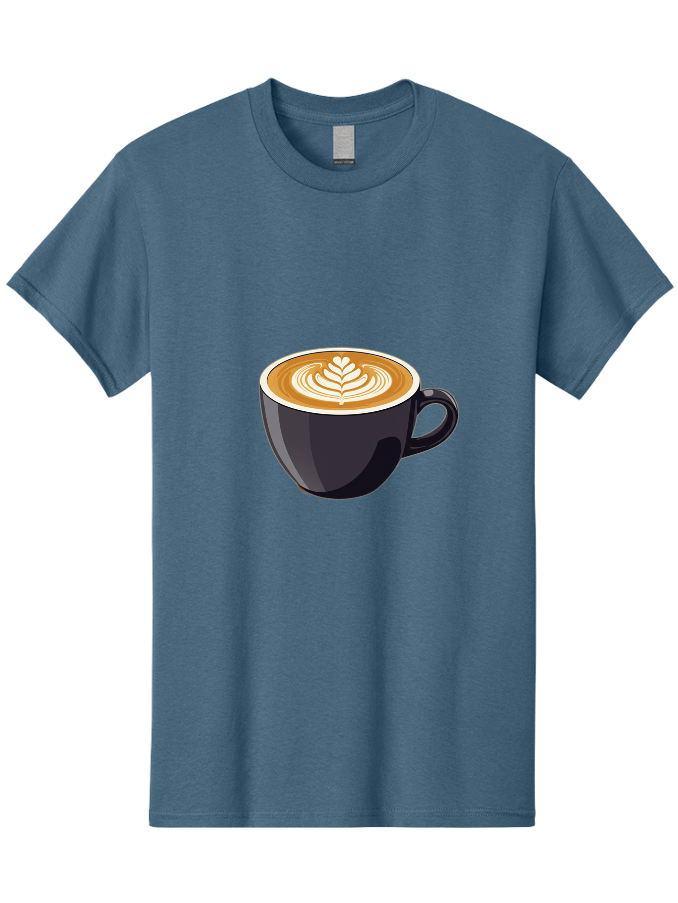 Coffee-Cup-8 Men'S Graphic Tee, 100% Cotton, Comfortable Casual Summer Wear, Machine Washable, Coffee Cup, Latte Art, Coffee Drink, Espresso, Morning Coffee, Daily Grind, Coffee Culture, Coffee Time Baa358