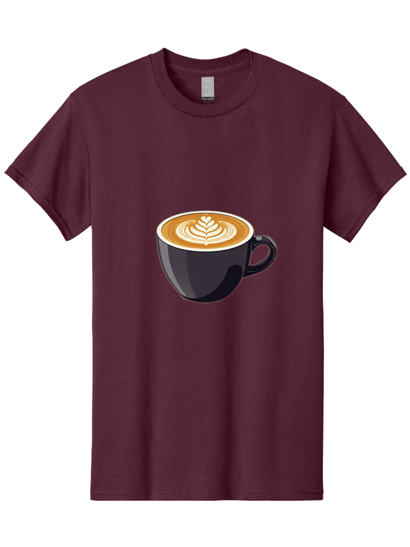 Coffee-Cup-8 Men'S Graphic Tee, 100% Cotton, Comfortable Casual Summer Wear, Machine Washable, Coffee Cup, Latte Art, Coffee Drink, Espresso, Morning Coffee, Daily Grind, Coffee Culture, Coffee Time Baa358