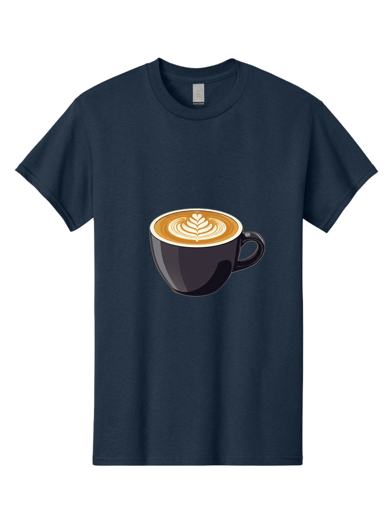 Coffee-Cup-8 Men'S Graphic Tee, 100% Cotton, Comfortable Casual Summer Wear, Machine Washable, Coffee Cup, Latte Art, Coffee Drink, Espresso, Morning Coffee, Daily Grind, Coffee Culture, Coffee Time Baa358
