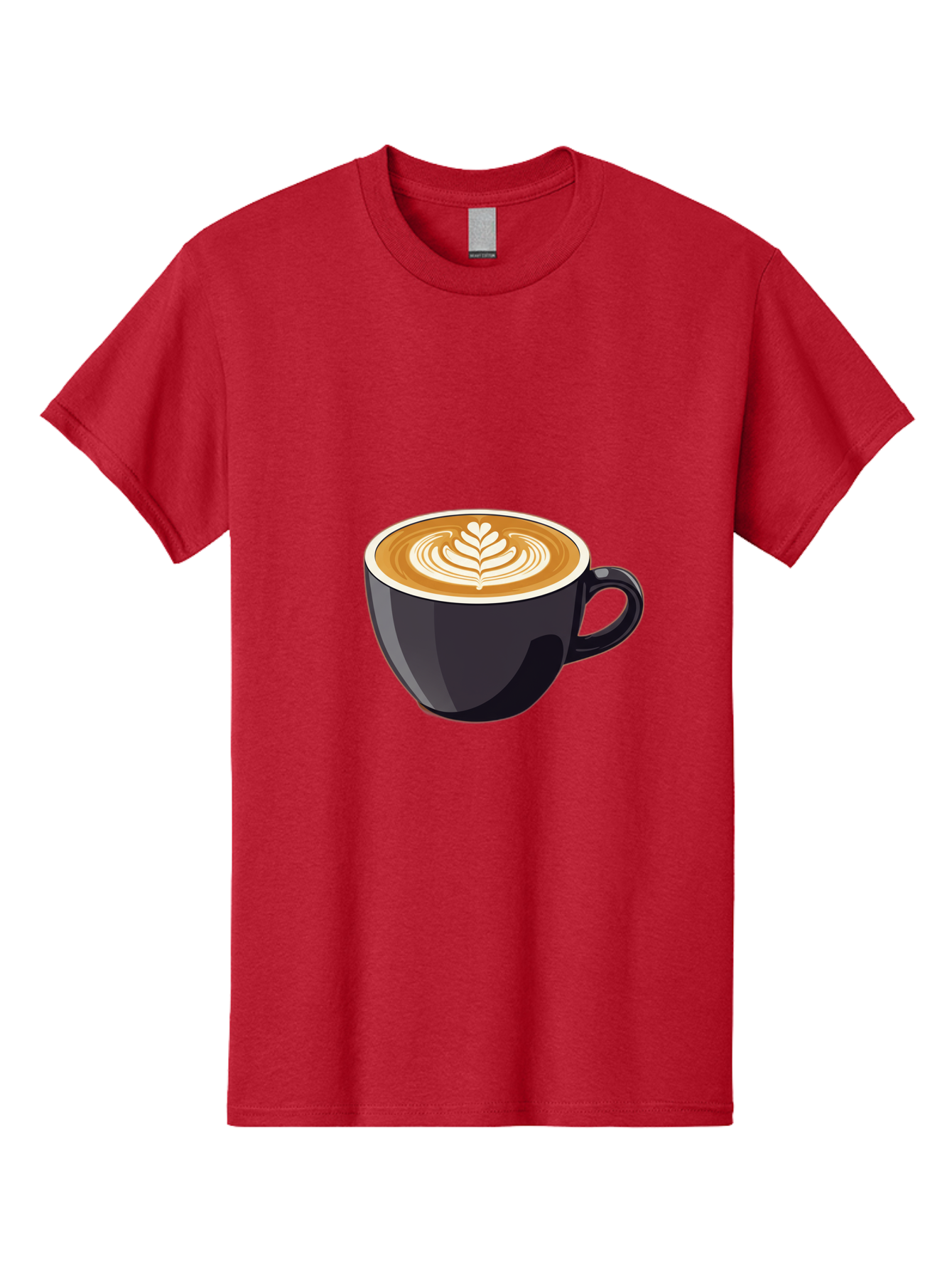 Coffee-Cup-8 Men'S Graphic Tee, 100% Cotton, Comfortable Casual Summer Wear, Machine Washable, Coffee Cup, Latte Art, Coffee Drink, Espresso, Morning Coffee, Daily Grind, Coffee Culture, Coffee Time Baa358