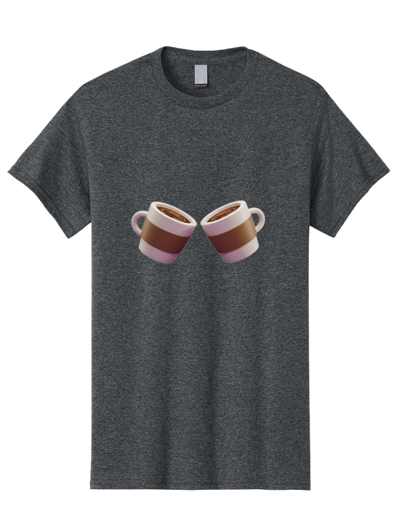 Coffee-Cups-1 Men'S Graphic Tee, 100% Cotton, Comfortable Casual Summer Wear, Machine Washable, Coffee Cups, Coffee Break, Hot Beverage, Morning Coffee, Coffee Time, Espresso Cup, Coffee Lovers, Daily Grind Baa367