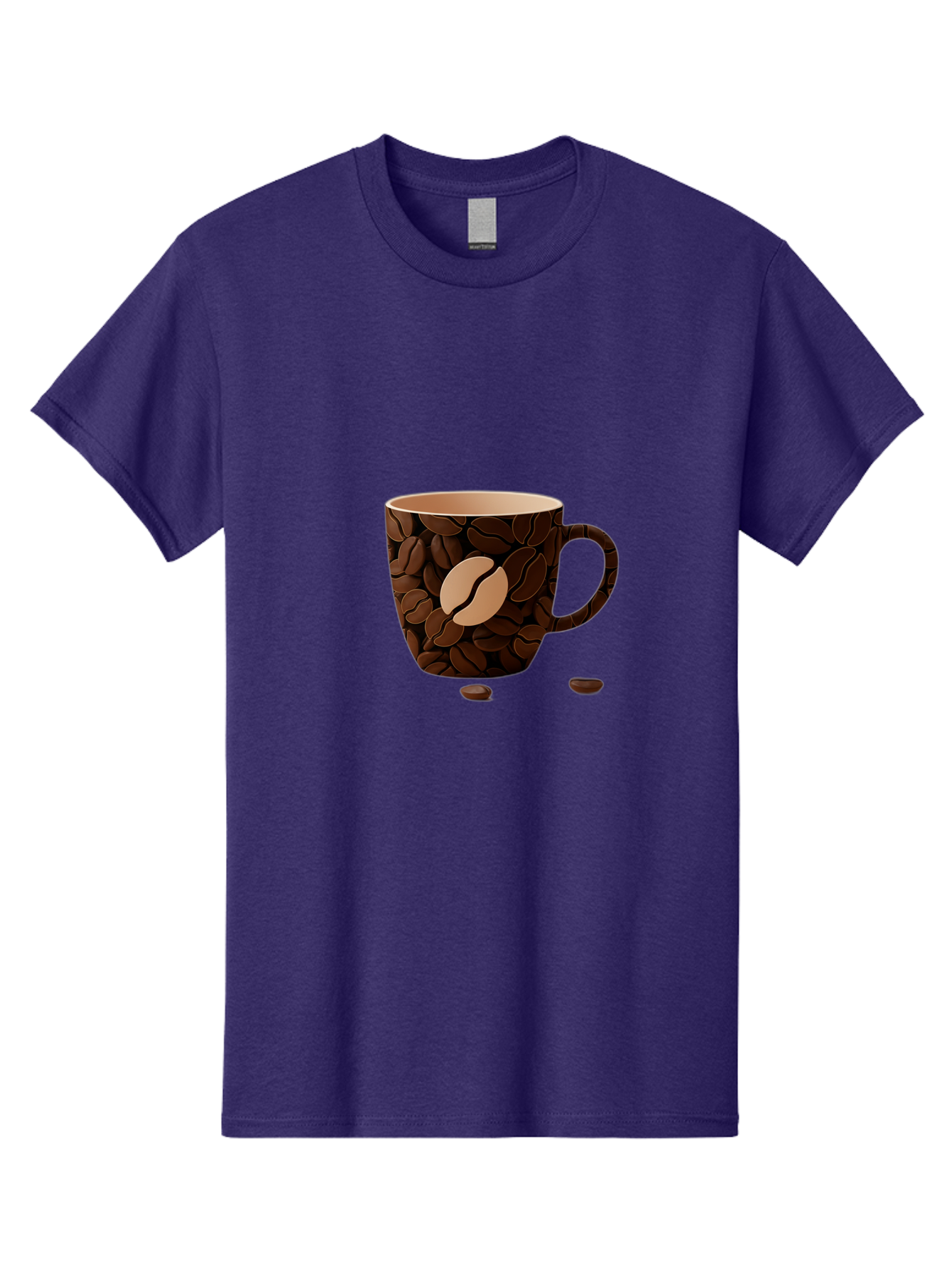 Coffee-Mug-1 Men'S Graphic Tee, 100% Cotton, Comfortable Casual Summer Wear, Machine Washable, Coffee Mug, Coffee Beans, Coffee Lover, Morning Coffee, Caffeine, Brew, Coffee Break, Coffee Cup, Bean Design Baa375