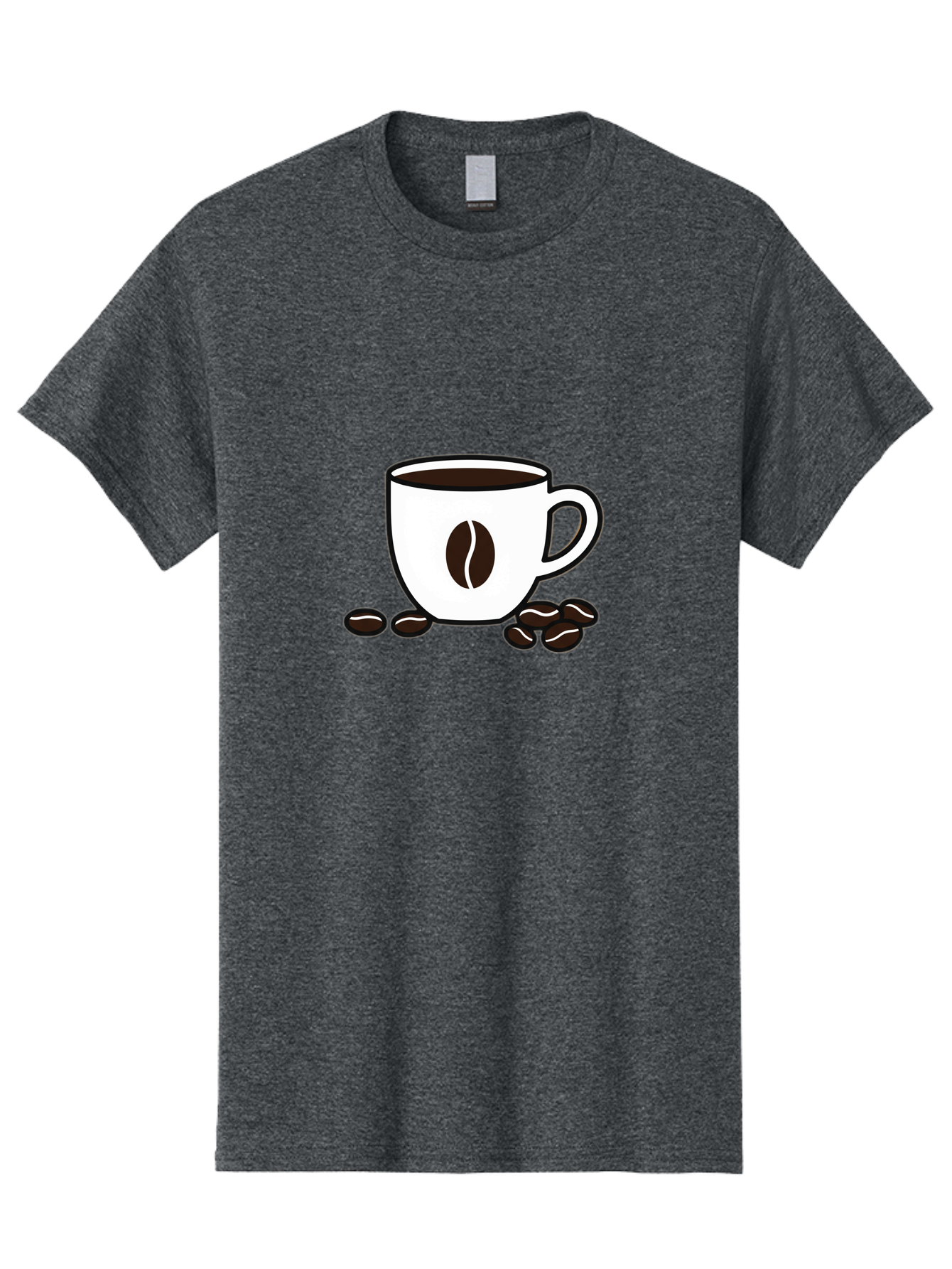 Coffee-Mug-2 Men'S Graphic Tee, 100% Cotton, Comfortable Casual Summer Wear, Machine Washable, Coffee Mug, Coffee Beans, Morning Coffee, Coffee Break, Caffeine Boost, Coffee Time, Coffee Lover, Coffee Art Baa376