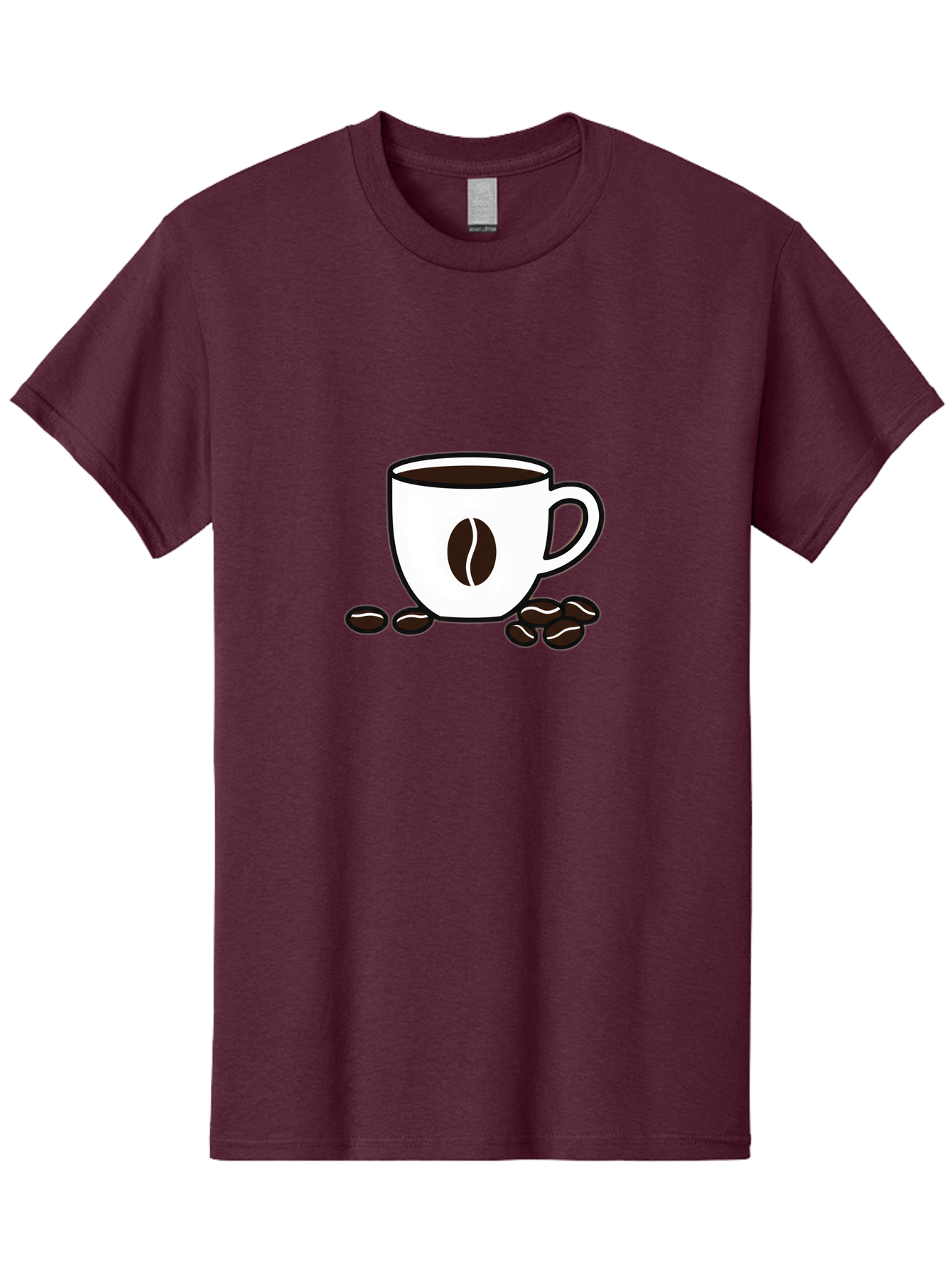 Coffee-Mug-2 Men'S Graphic Tee, 100% Cotton, Comfortable Casual Summer Wear, Machine Washable, Coffee Mug, Coffee Beans, Morning Coffee, Coffee Break, Caffeine Boost, Coffee Time, Coffee Lover, Coffee Art Baa376