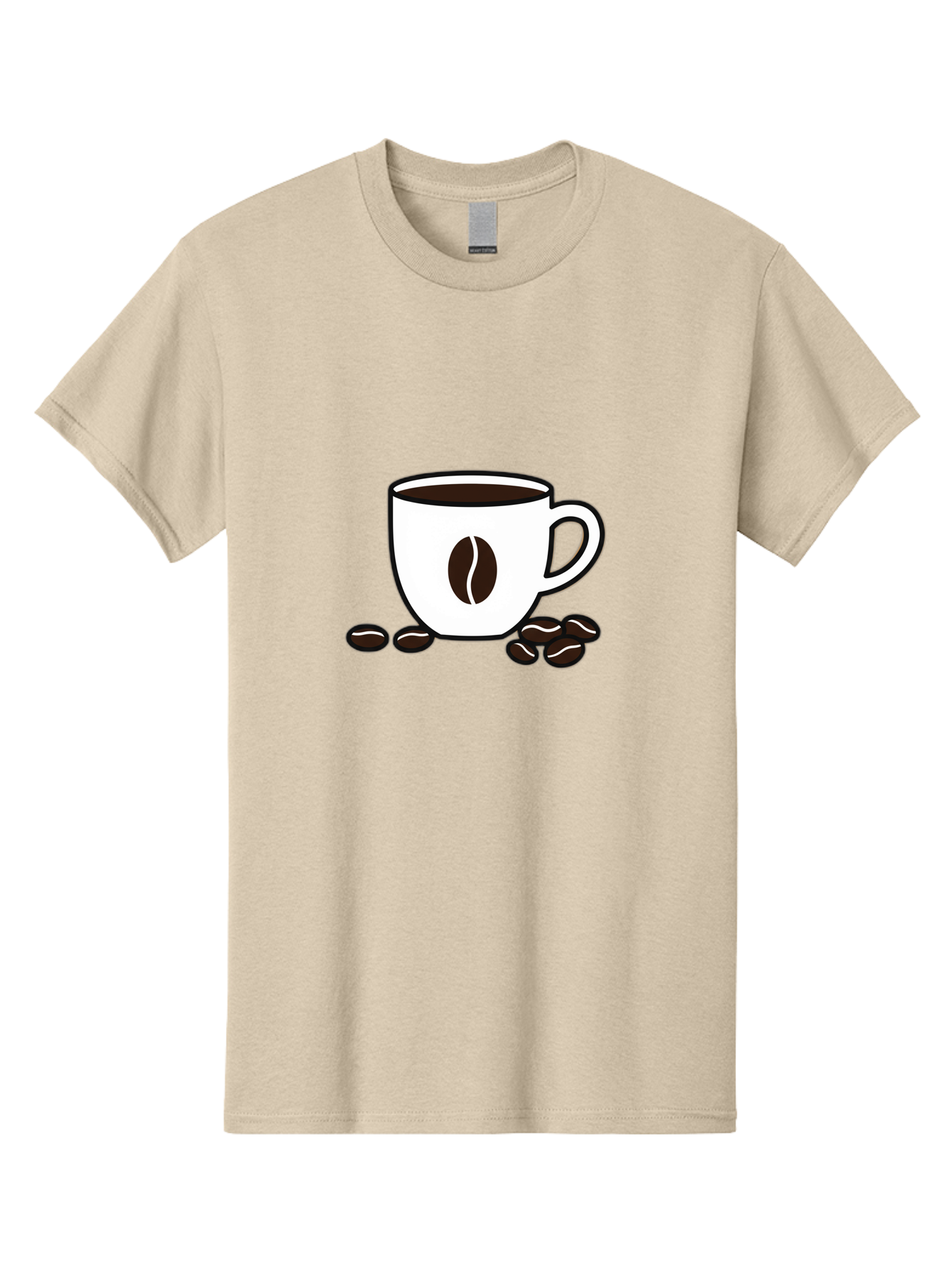 Coffee-Mug-2 Men'S Graphic Tee, 100% Cotton, Comfortable Casual Summer Wear, Machine Washable, Coffee Mug, Coffee Beans, Morning Coffee, Coffee Break, Caffeine Boost, Coffee Time, Coffee Lover, Coffee Art Baa376