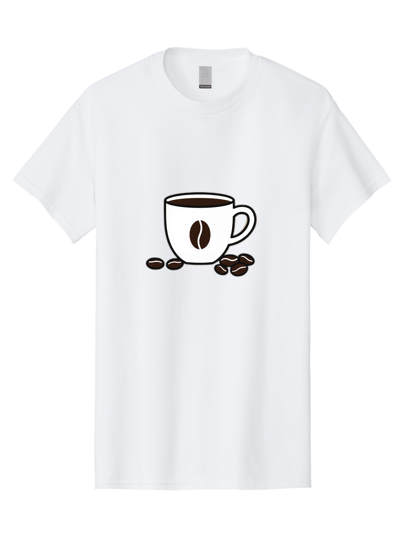 Coffee-Mug-2 Men'S Graphic Tee, 100% Cotton, Comfortable Casual Summer Wear, Machine Washable, Coffee Mug, Coffee Beans, Morning Coffee, Coffee Break, Caffeine Boost, Coffee Time, Coffee Lover, Coffee Art Baa376