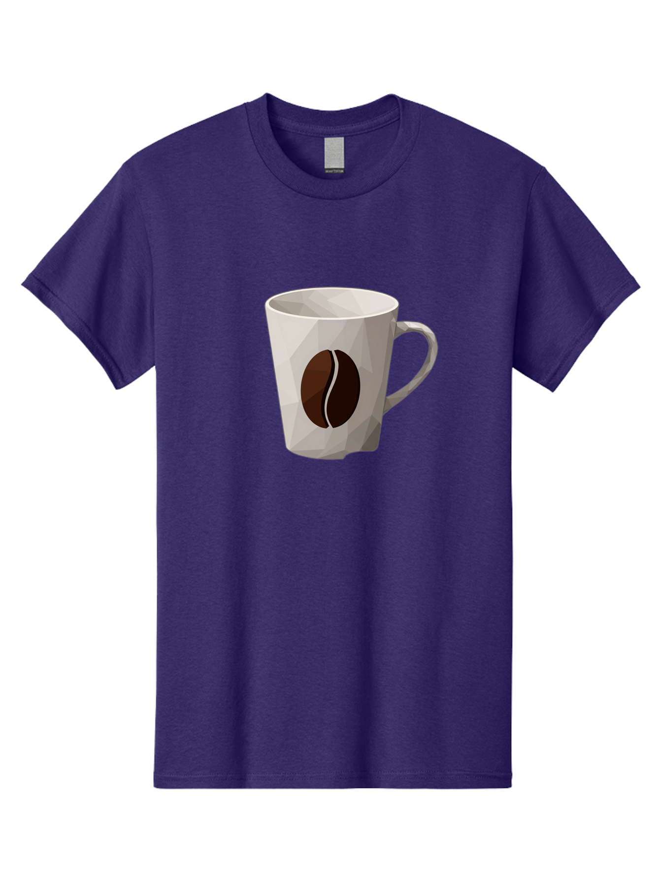 Coffee-Mug-3 Men'S Graphic Tee, 100% Cotton, Comfortable Casual Summer Wear, Machine Washable, Coffee Mug, Coffee Bean Design, White Ceramic, Modern Art, Coffee Lover, Morning Routine, Coffee Break, Daily Grind, Coffee Culture, Caffeine Fix Baa377