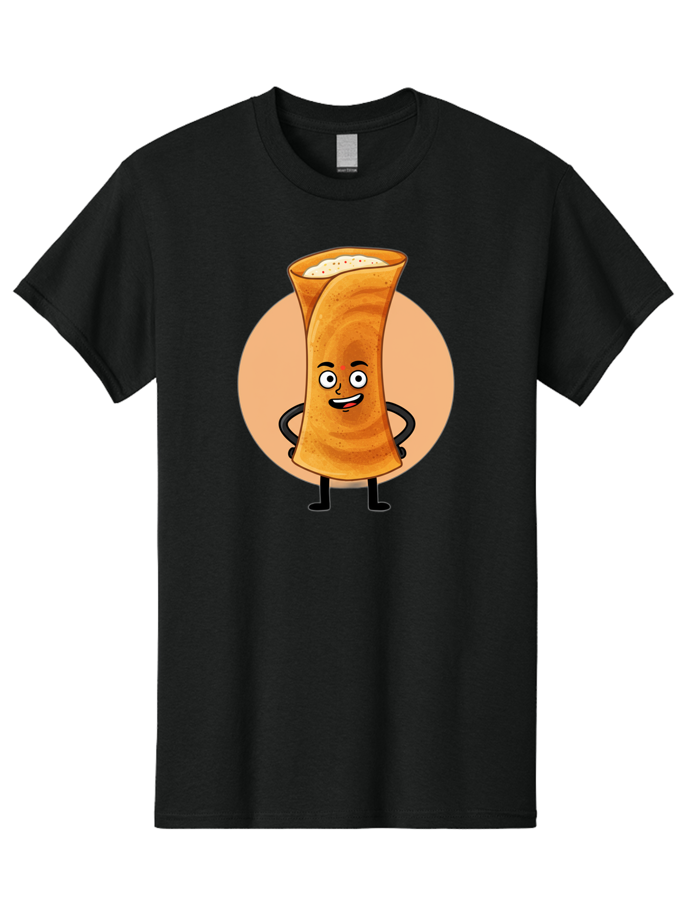 Dabba-Chai Men'S Graphic Tee, 100% Cotton, Comfortable Casual Summer Wear, Machine Washable, Cartoon Cup Of Tea, Dabba Chai, Indian Tea Culture, Anthropomorphic Beverage, Fun Illustration, Masala Chai, Tea Lover, Cute Character Baa437