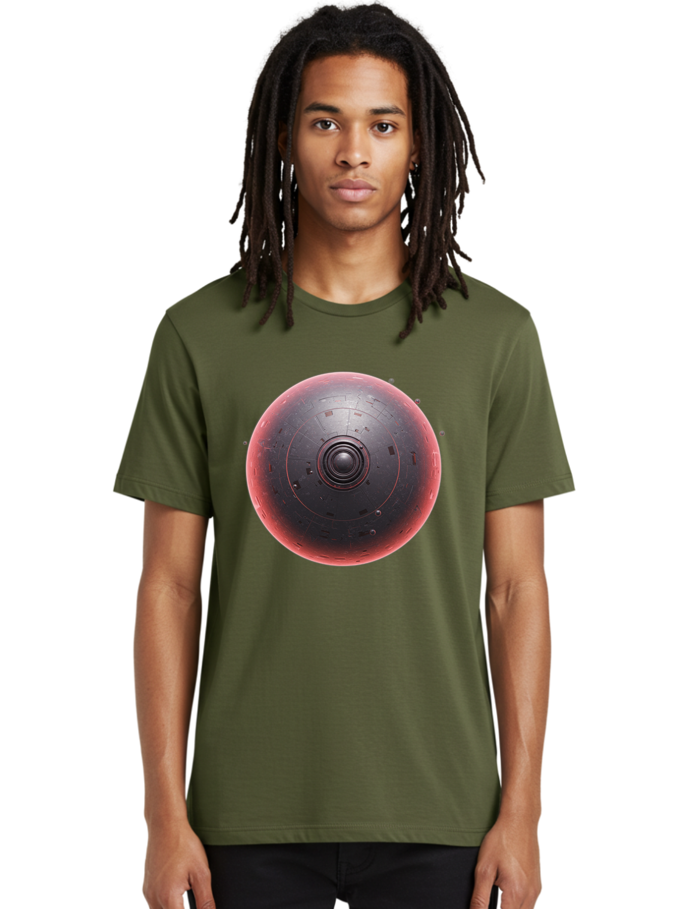 Death-Star Men'S Graphic Tee, 100% Cotton, Comfortable Casual Summer Wear, Machine Washable, Death Star, Star Wars, Space Station, Iconic Design, Futuristic Technology, Spherical Shape, Dark Side, Sci-Fi, Pop Culture Baa442