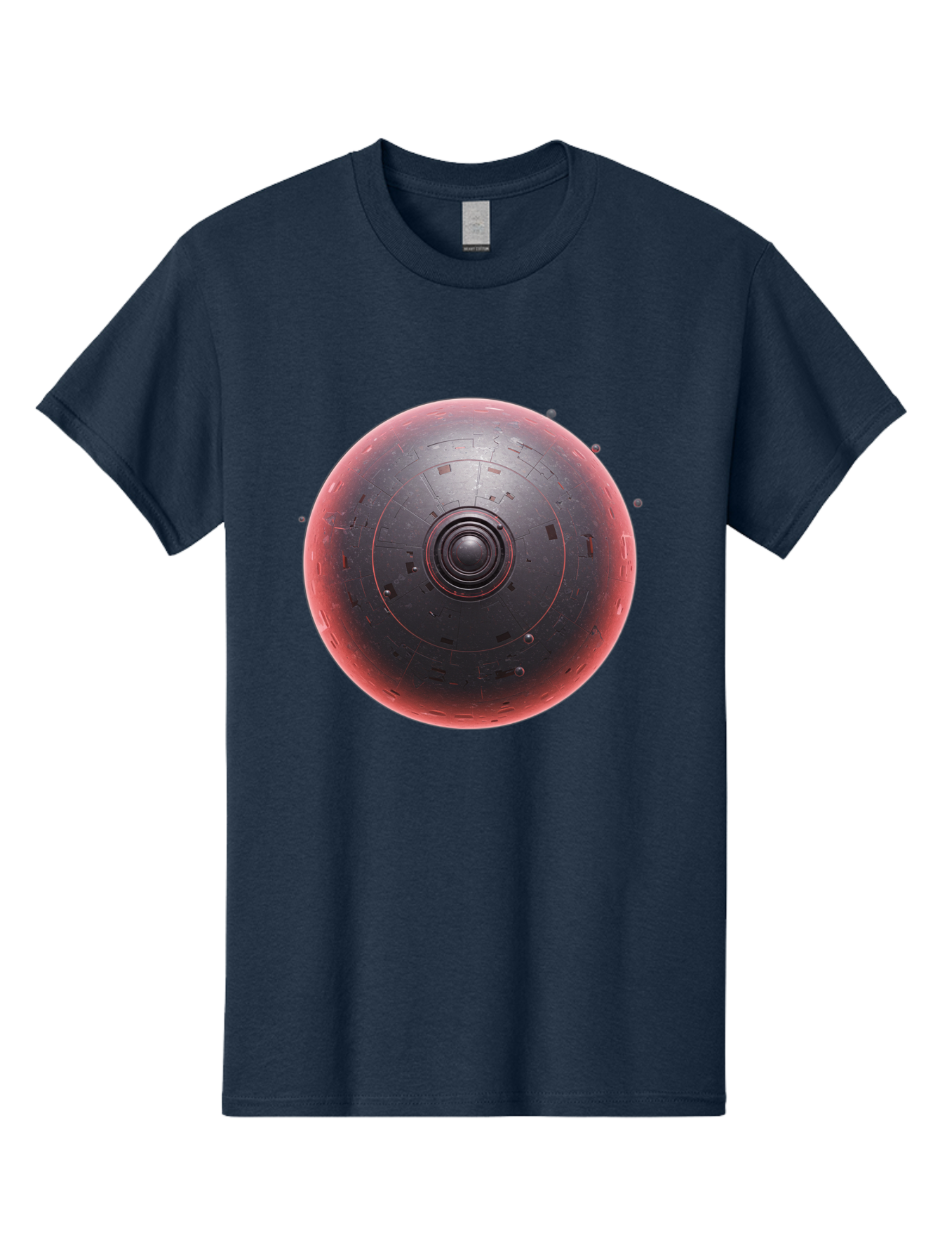 Death-Star Men'S Graphic Tee, 100% Cotton, Comfortable Casual Summer Wear, Machine Washable, Death Star, Star Wars, Space Station, Iconic Design, Futuristic Technology, Spherical Shape, Dark Side, Sci-Fi, Pop Culture Baa442