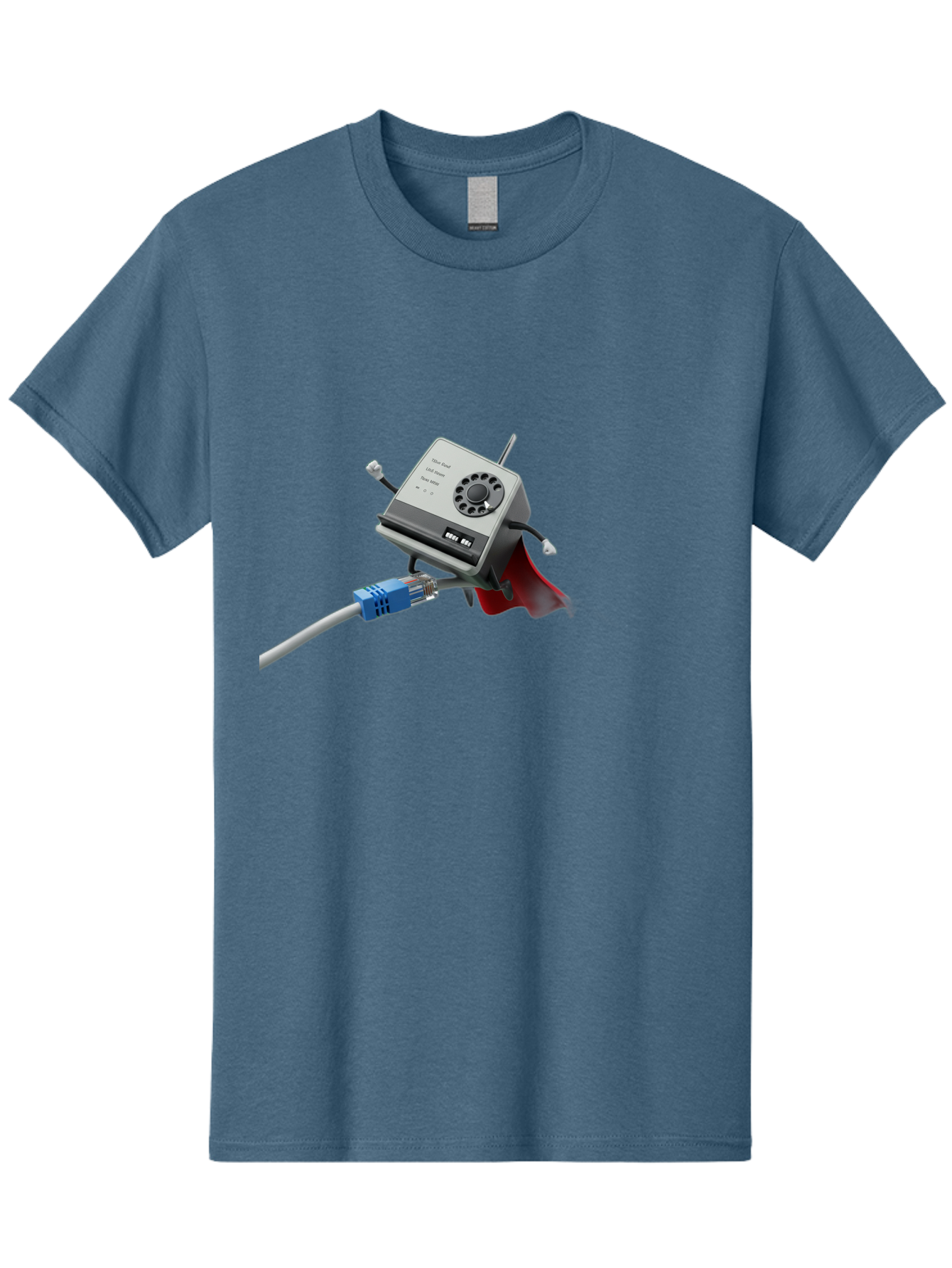 Dial-Up-Modem Men'S Graphic Tee, 100% Cotton, Comfortable Casual Summer Wear, Machine Washable, 56K V.90/V.34 Fax/Data/Voice Modem, Vintage Computer Hardware, Retro Technology, Dial-Up Internet, Nostalgic Tech, Antique Electronics, Baa447