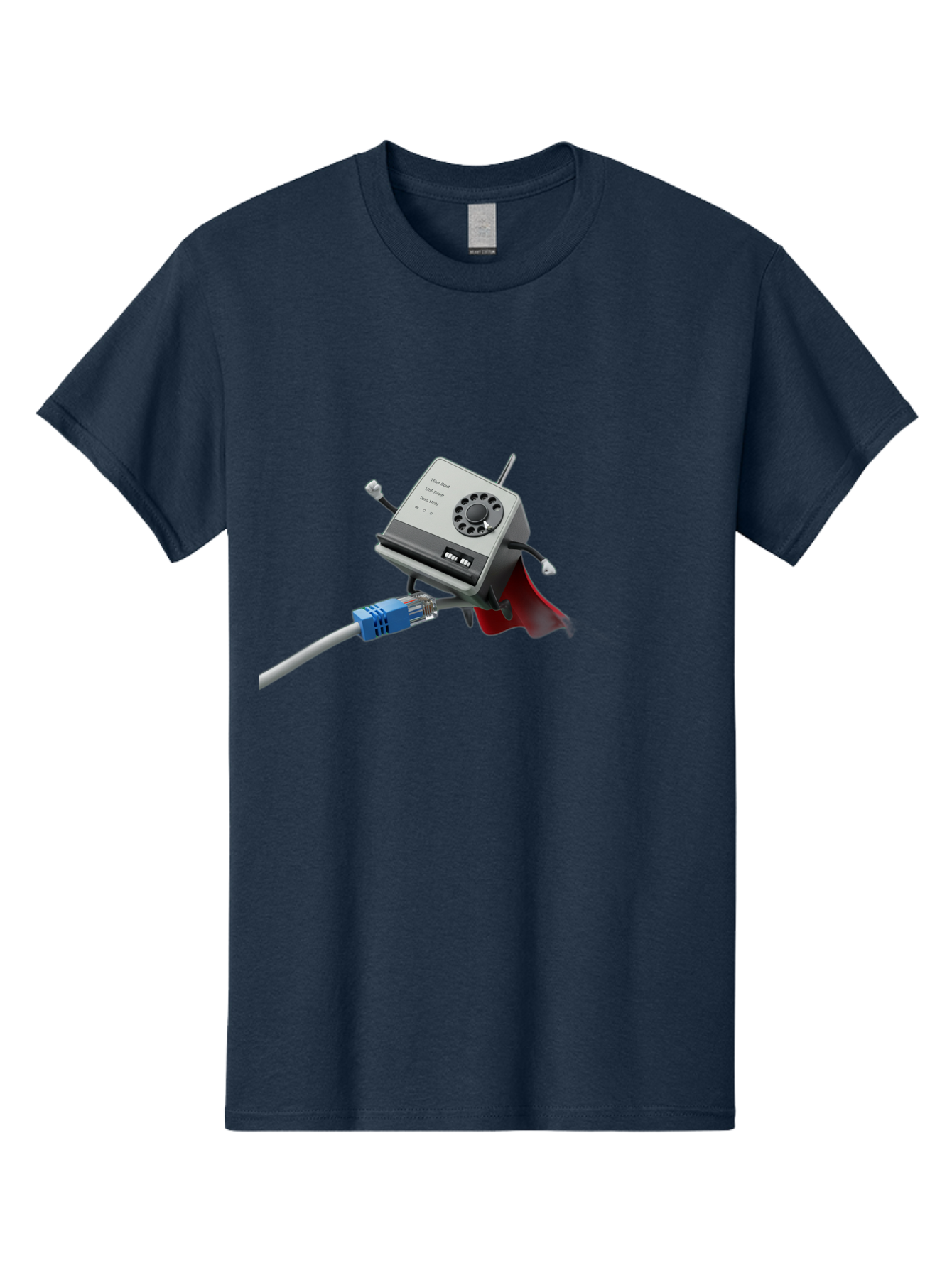 Dial-Up-Modem Men'S Graphic Tee, 100% Cotton, Comfortable Casual Summer Wear, Machine Washable, 56K V.90/V.34 Fax/Data/Voice Modem, Vintage Computer Hardware, Retro Technology, Dial-Up Internet, Nostalgic Tech, Antique Electronics, Baa447