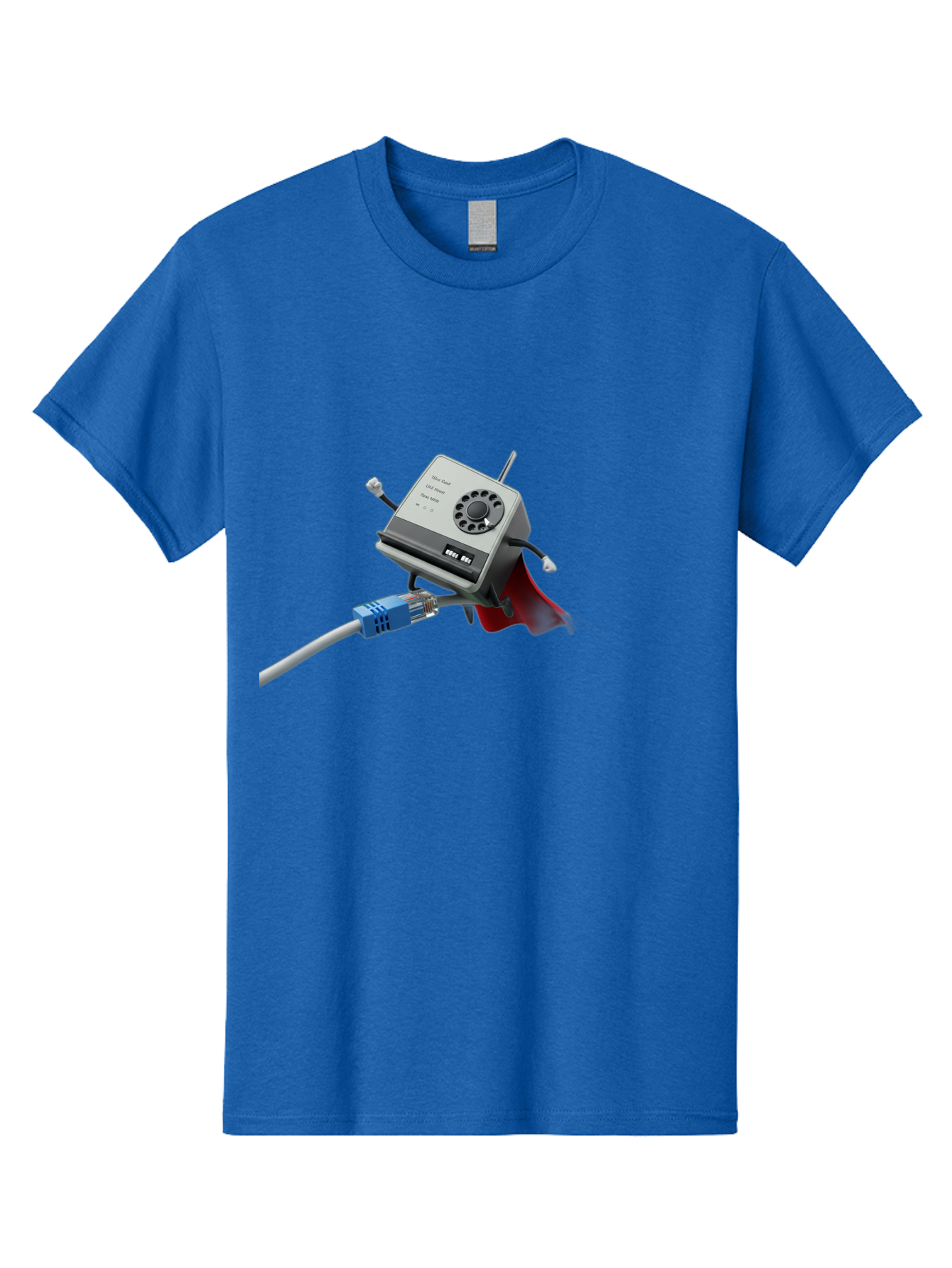 Dial-Up-Modem Men'S Graphic Tee, 100% Cotton, Comfortable Casual Summer Wear, Machine Washable, 56K V.90/V.34 Fax/Data/Voice Modem, Vintage Computer Hardware, Retro Technology, Dial-Up Internet, Nostalgic Tech, Antique Electronics, Baa447