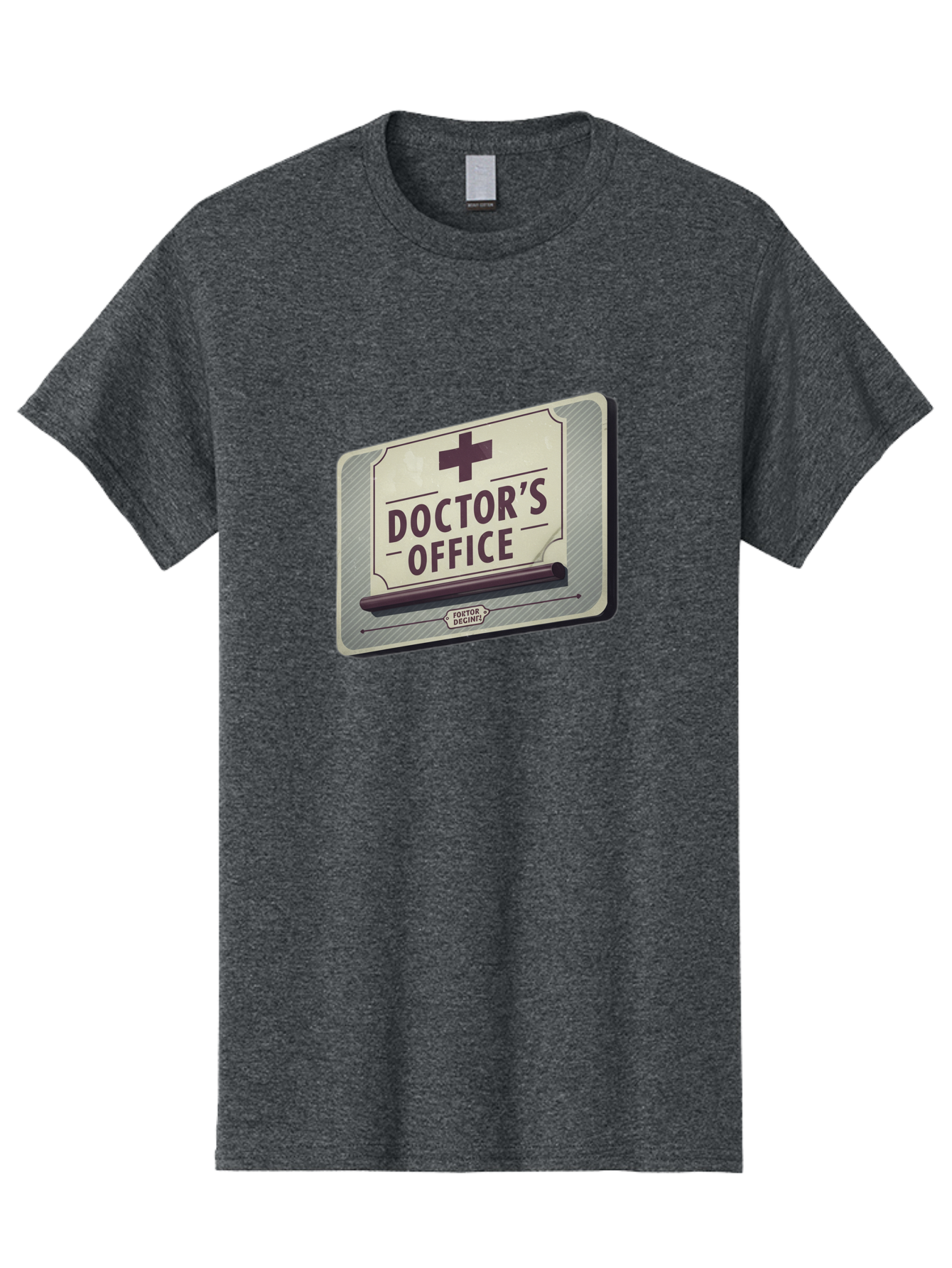 Doctor-S-Office-3 Men'S Graphic Tee, 100% Cotton, Comfortable Casual Summer Wear, Machine Washable, Doctor'S Office Sign, Medical Symbol, Medical Cross, Vintage Sign, Retro Style, Medical Signage, Healthcare Icon, Doctor'S Office, Tatort Deko Baa478