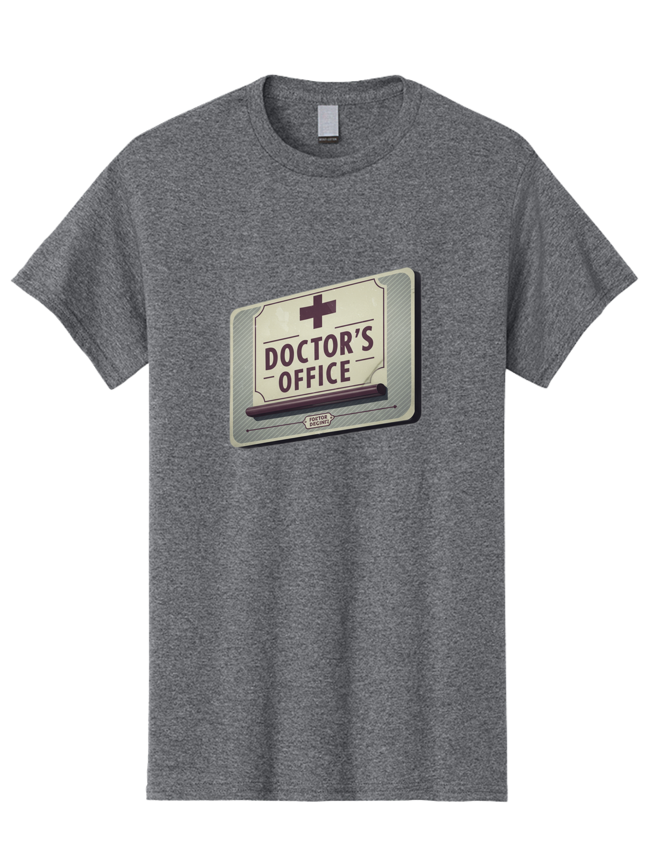 Doctor-S-Office-3 Men'S Graphic Tee, 100% Cotton, Comfortable Casual Summer Wear, Machine Washable, Doctor'S Office Sign, Medical Symbol, Medical Cross, Vintage Sign, Retro Style, Medical Signage, Healthcare Icon, Doctor'S Office, Tatort Deko Baa478