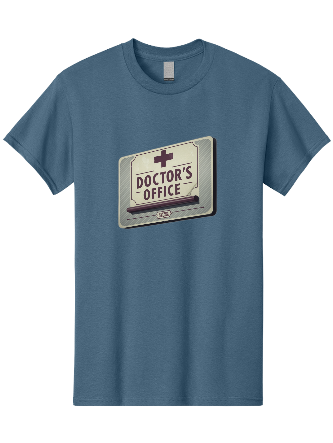Doctor-S-Office-3 Men'S Graphic Tee, 100% Cotton, Comfortable Casual Summer Wear, Machine Washable, Doctor'S Office Sign, Medical Symbol, Medical Cross, Vintage Sign, Retro Style, Medical Signage, Healthcare Icon, Doctor'S Office, Tatort Deko Baa478