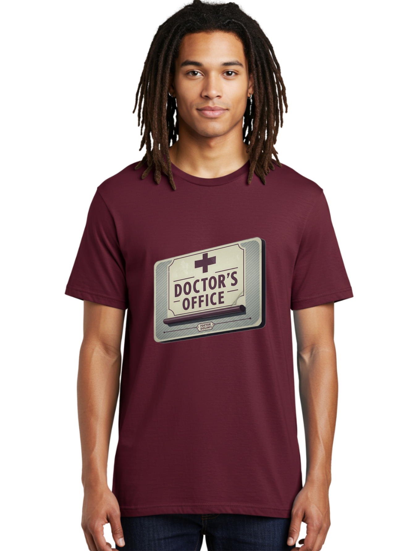 Doctor-S-Office-3 Men'S Graphic Tee, 100% Cotton, Comfortable Casual Summer Wear, Machine Washable, Doctor'S Office Sign, Medical Symbol, Medical Cross, Vintage Sign, Retro Style, Medical Signage, Healthcare Icon, Doctor'S Office, Tatort Deko Baa478