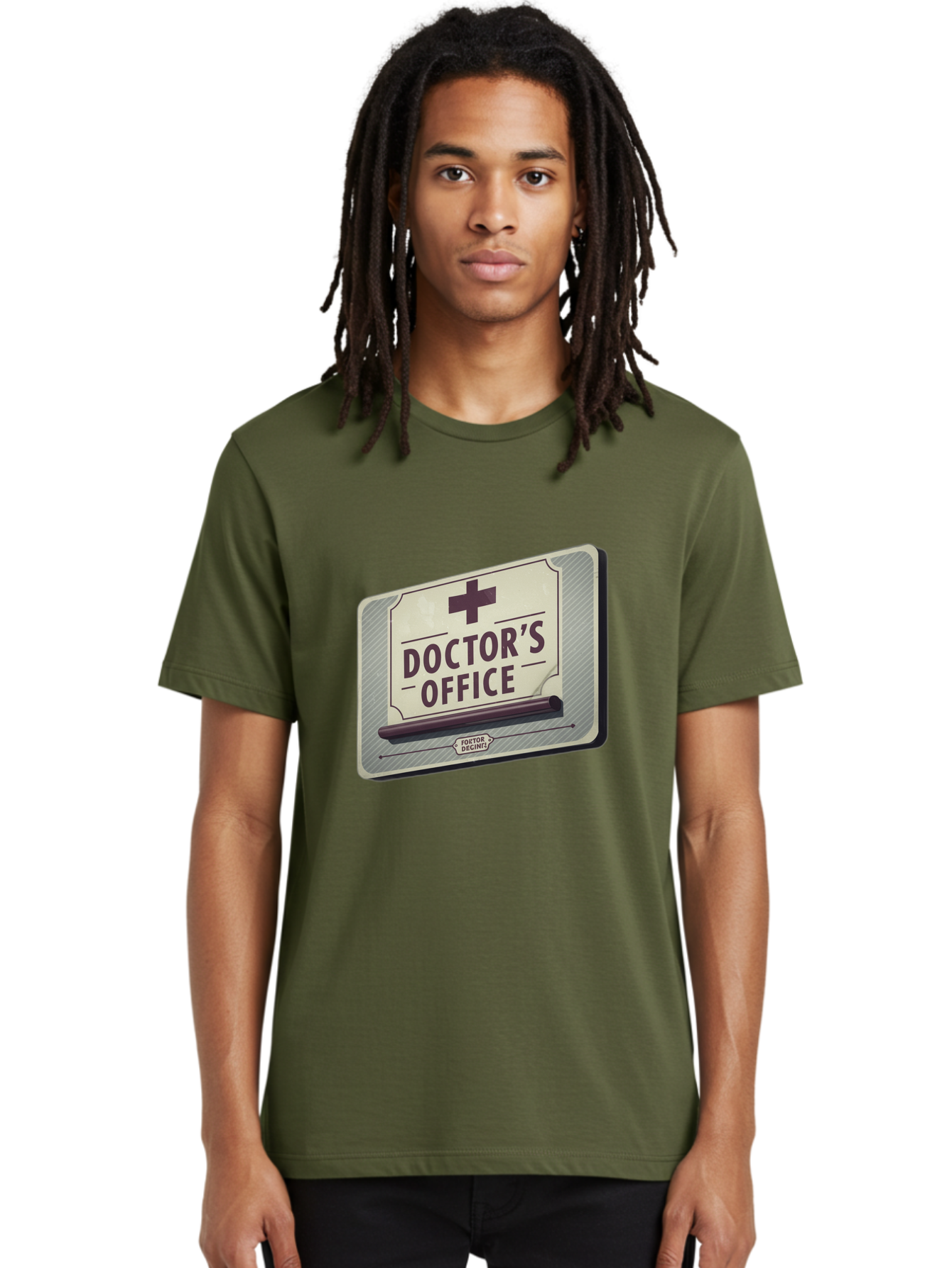 Doctor-S-Office-3 Men'S Graphic Tee, 100% Cotton, Comfortable Casual Summer Wear, Machine Washable, Doctor'S Office Sign, Medical Symbol, Medical Cross, Vintage Sign, Retro Style, Medical Signage, Healthcare Icon, Doctor'S Office, Tatort Deko Baa478