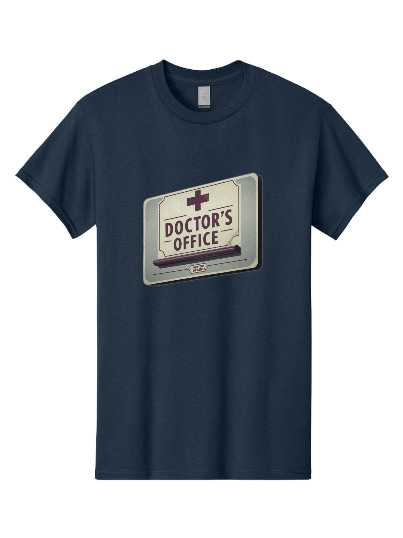 Doctor-S-Office-3 Men'S Graphic Tee, 100% Cotton, Comfortable Casual Summer Wear, Machine Washable, Doctor'S Office Sign, Medical Symbol, Medical Cross, Vintage Sign, Retro Style, Medical Signage, Healthcare Icon, Doctor'S Office, Tatort Deko Baa478