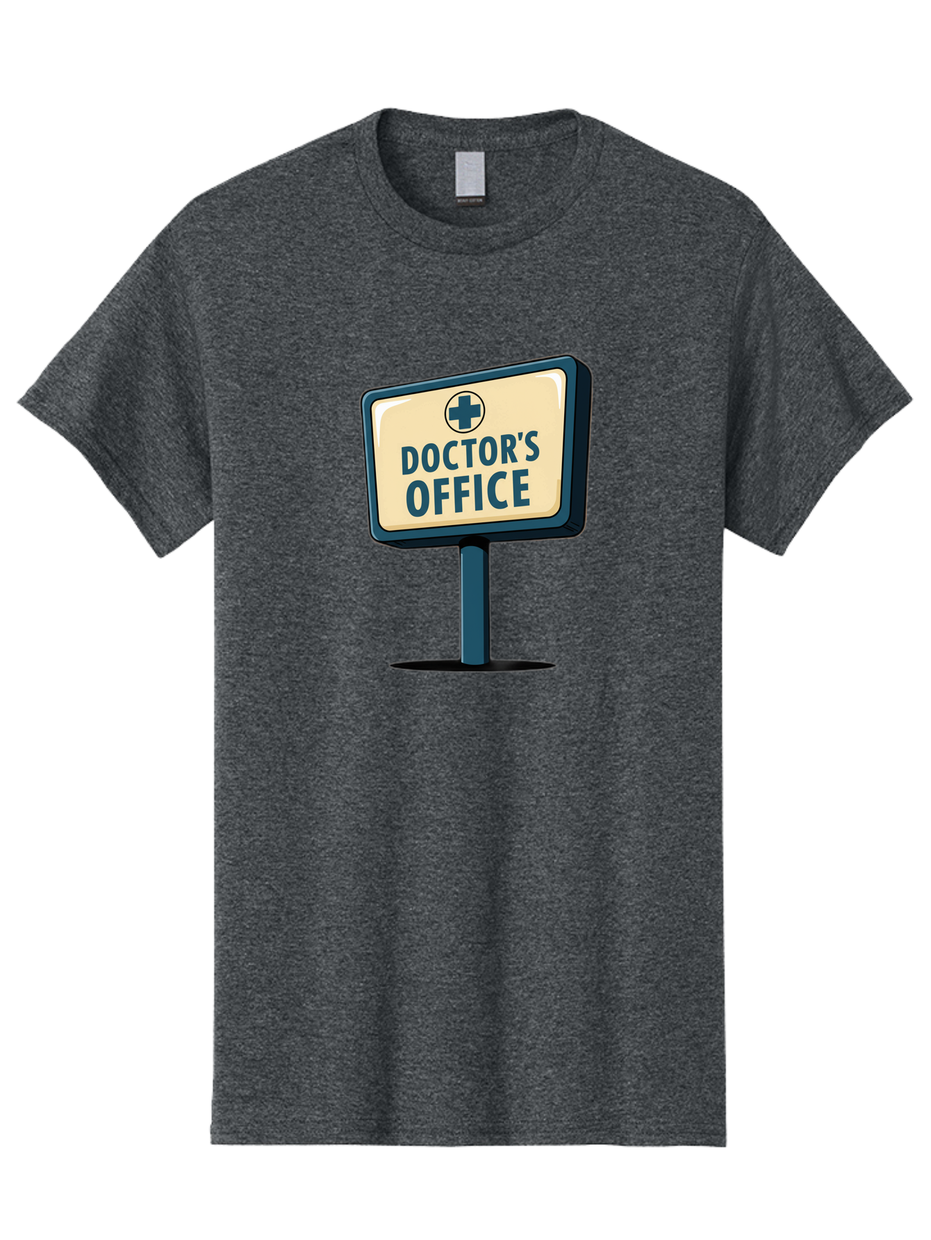 Doctor-S-Office-5 Men'S Graphic Tee, 100% Cotton, Comfortable Casual Summer Wear, Machine Washable, Doctor'S Office Sign, Medical Cross Symbol, Healthcare Facility, Medical Services, Doctor'S Office, Healthcare Provider Baa480