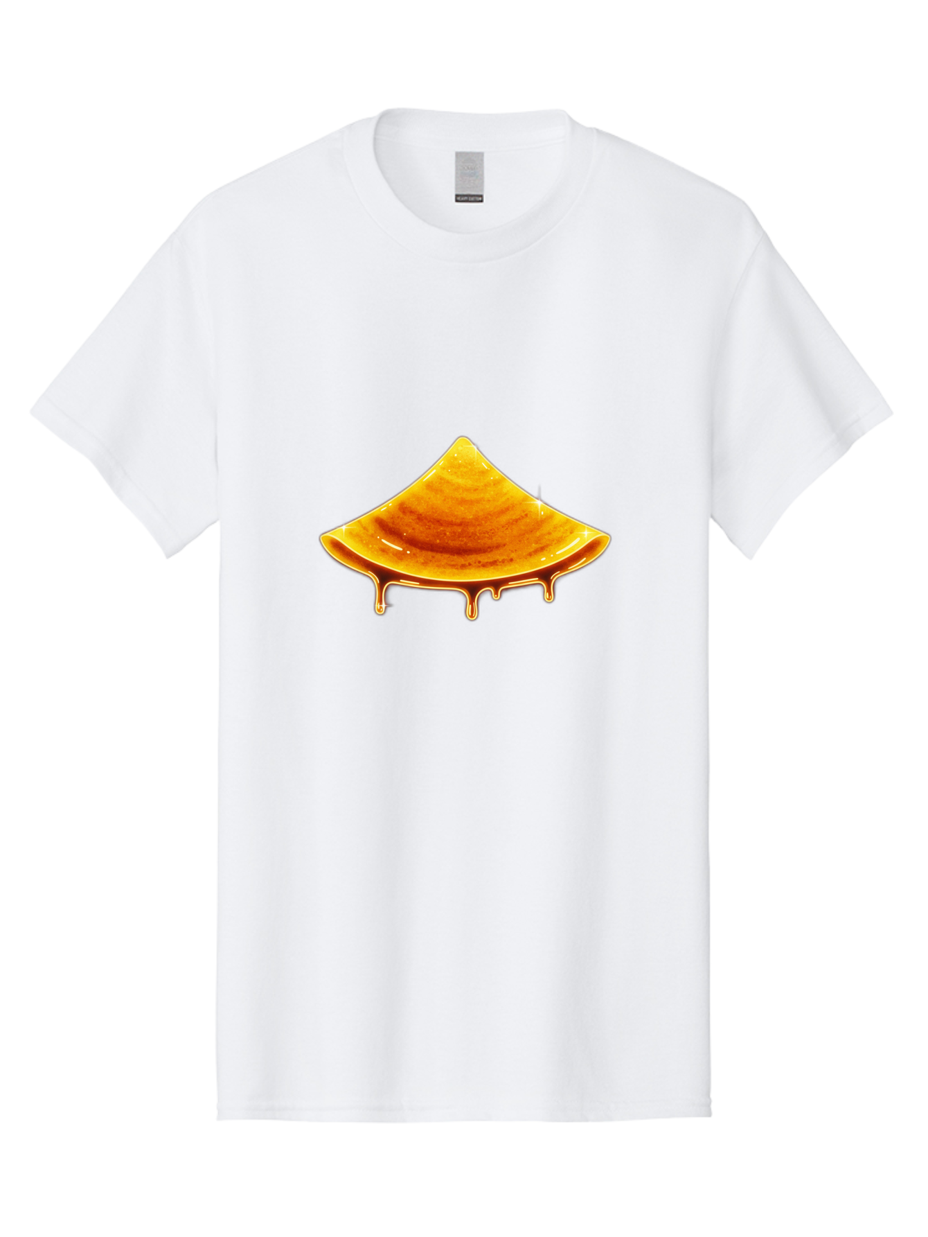 Dripping-Dosa Men'S Graphic Tee, 100% Cotton, Comfortable Casual Summer Wear, Machine Washable, Honeycomb Dripping With Honey, Sweet Treats, Golden Nectar, Honey In Honeycomb, Sticky Honey, Honeycomb Texture, Honeycomb Pattern Baa564