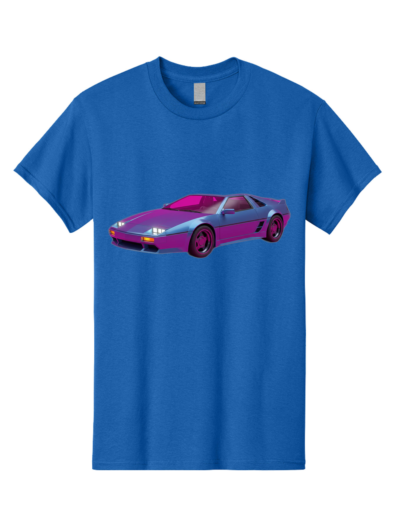 Ferrari-288-Gto Men'S Graphic Tee, 100% Cotton, Comfortable Casual Summer Wear, Machine Washable, Ferrari 288 Gto, Sports Car, Sleek Design, Vibrant Colors, Purple And Pink Gradient, Luxury Vehicle, High-Performance Car, Classic Ferrari Model, Baa670