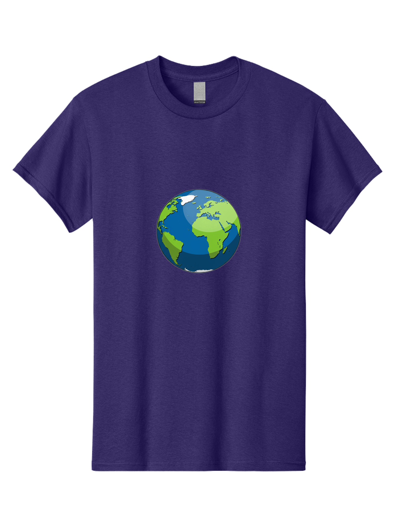 Globe-1 Men'S Graphic Tee, 100% Cotton, Comfortable Casual Summer Wear, Machine Washable, Illustrated Globe, World Map, Global Illustration, 3D Globe, Earth From Space, Cartography, Geography, International, Global Unity, Planet Earth Baa738