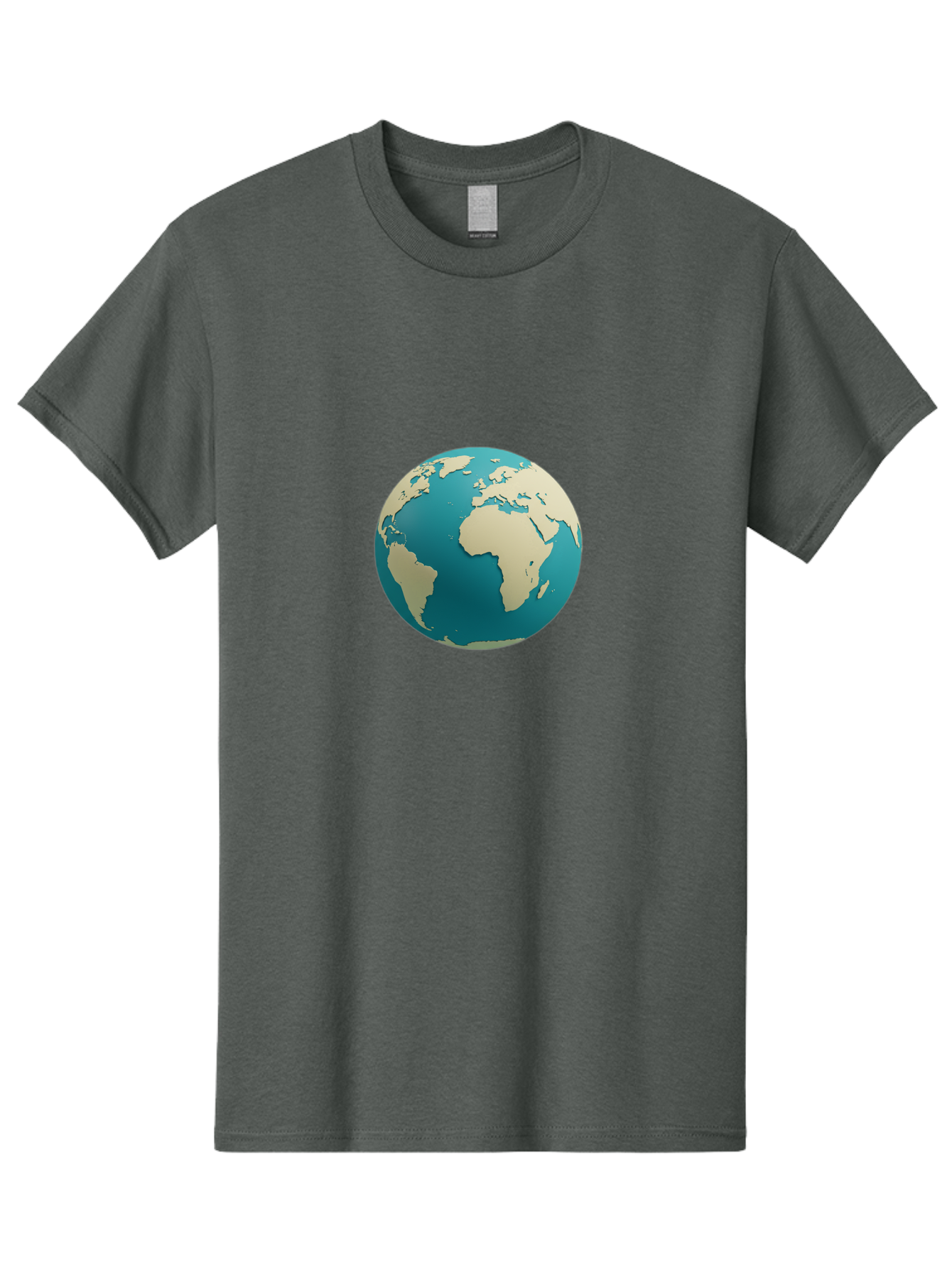 Globe-2 Men'S Graphic Tee, 100% Cotton, Comfortable Casual Summer Wear, Machine Washable, Globe, World Map, Earth, Global Perspective, International, 3D Illustration, Africa, South America, Digital Graphics, Global Unity, Worldview, Baa742