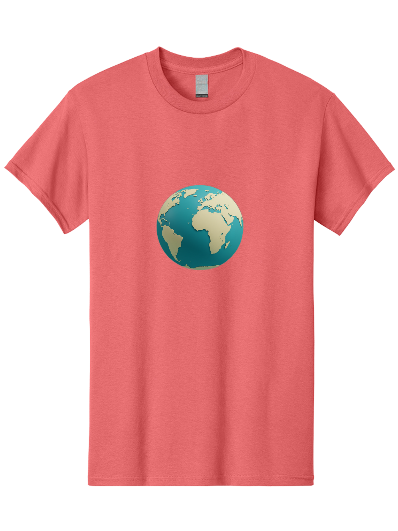 Globe-2 Men'S Graphic Tee, 100% Cotton, Comfortable Casual Summer Wear, Machine Washable, Globe, World Map, Earth, Global Perspective, International, 3D Illustration, Africa, South America, Digital Graphics, Global Unity, Worldview, Baa742