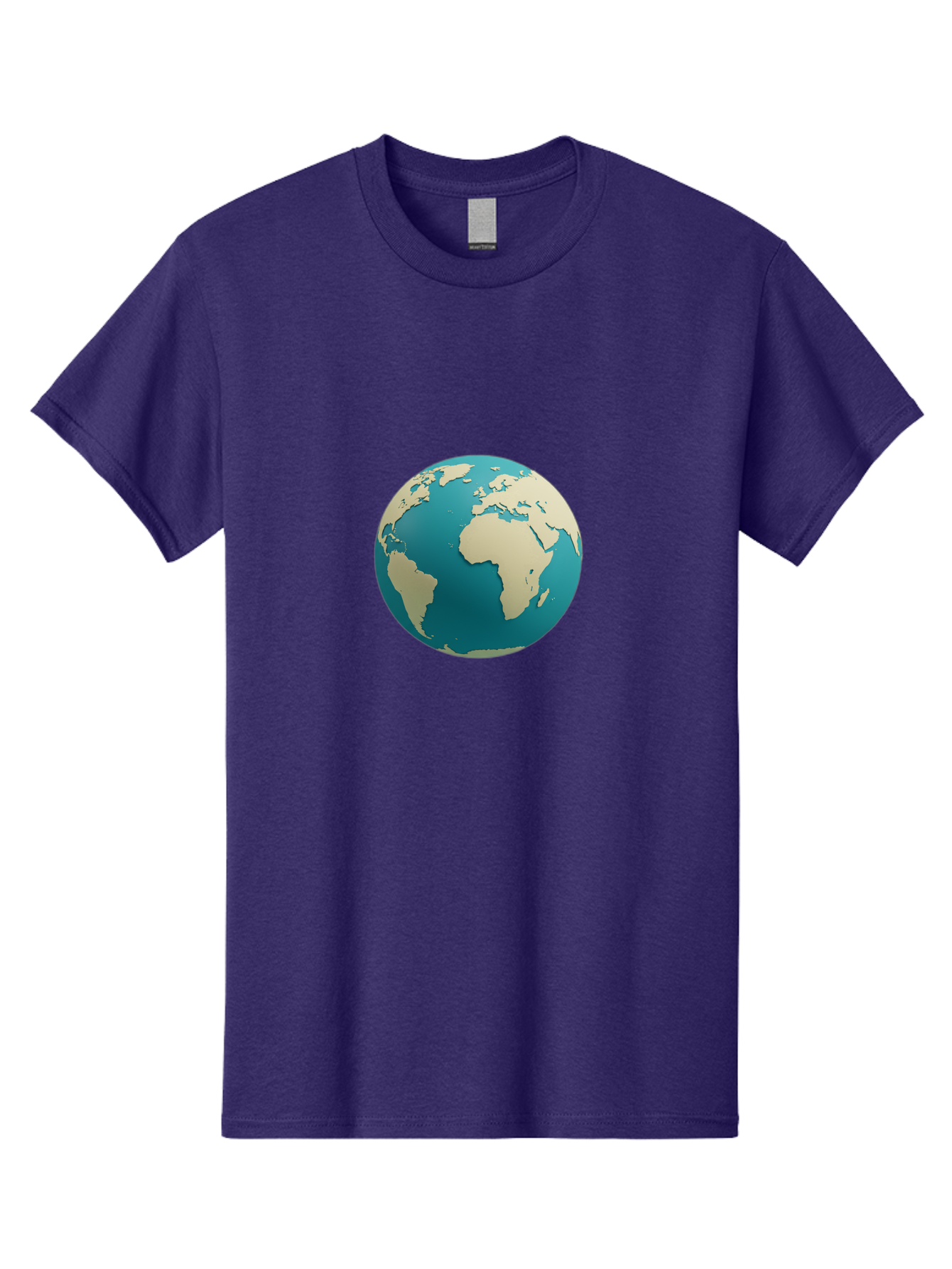 Globe-2 Men'S Graphic Tee, 100% Cotton, Comfortable Casual Summer Wear, Machine Washable, Globe, World Map, Earth, Global Perspective, International, 3D Illustration, Africa, South America, Digital Graphics, Global Unity, Worldview, Baa742