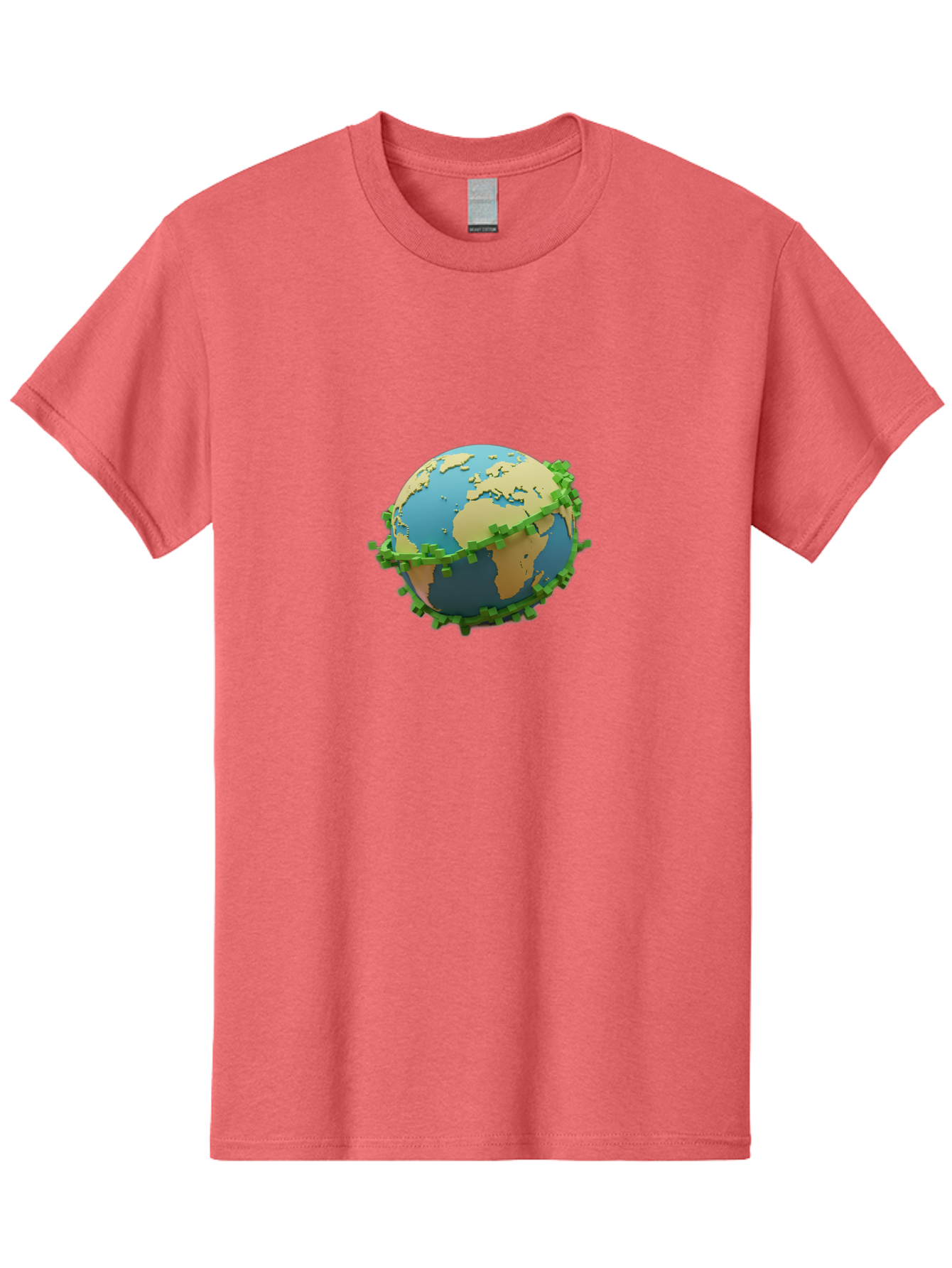 Globe-With-Virus Men'S Graphic Tee, 100% Cotton, Comfortable Casual Summer Wear, Machine Washable, Covid-19 Virus Surrounding The Earth, Global Pandemic, Coronavirus Outbreak, Worldwide Health Crisis, Virus Spread, International Concern Baa762