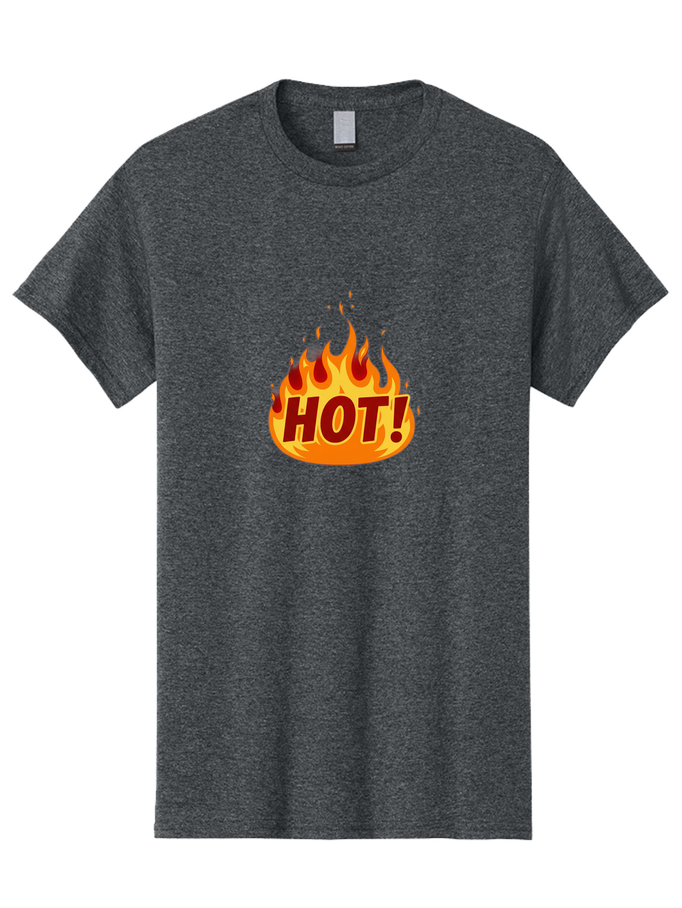 Hot-9 Men'S Graphic Tee, 100% Cotton, Comfortable Casual Summer Wear, Machine Washable, Fire Flames, Hot Deal, Burning Passion, Fiery Energy, Bold Graphics, Intense Design, Hot!, Burning Text Baa808