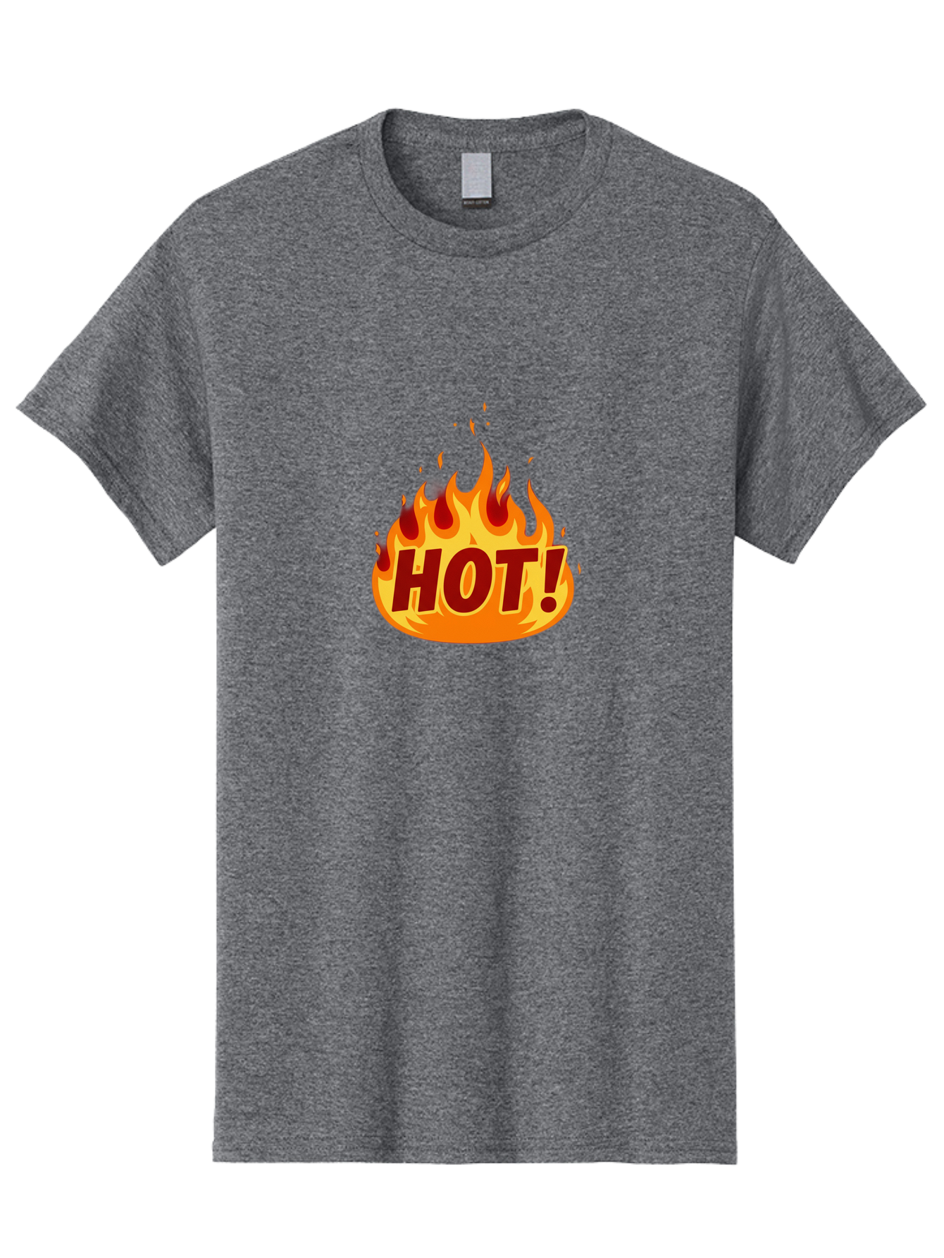 Hot-9 Men'S Graphic Tee, 100% Cotton, Comfortable Casual Summer Wear, Machine Washable, Fire Flames, Hot Deal, Burning Passion, Fiery Energy, Bold Graphics, Intense Design, Hot!, Burning Text Baa808