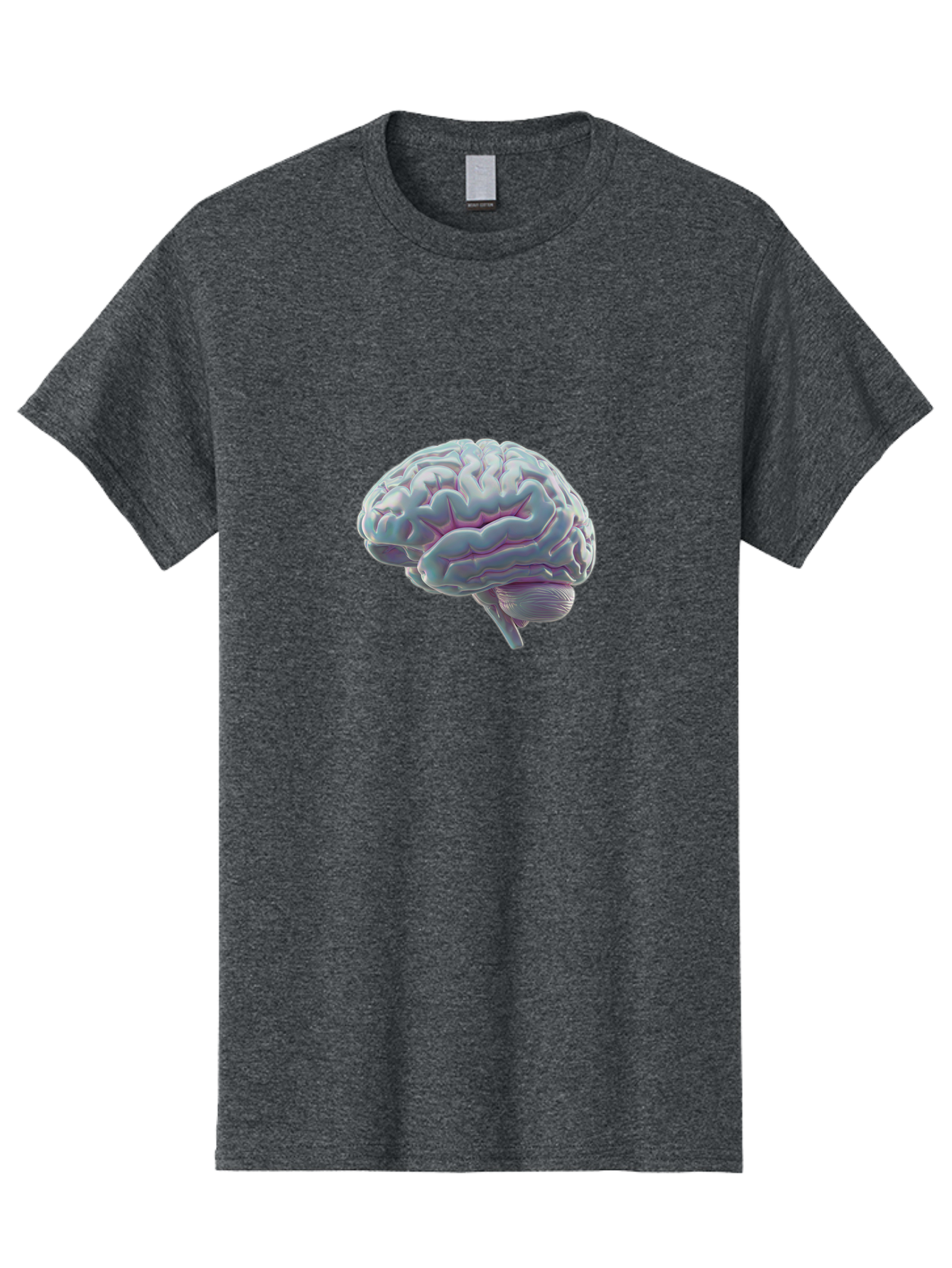 Human-Brain-9 Men'S Graphic Tee, 100% Cotton, Comfortable Casual Summer Wear, Machine Washable, Human Brain, Neuroscience, Cognitive Function, Brain Anatomy, Medical Illustration, 3D Rendering, Detailed Structure, Cerebral Cortex Baa847