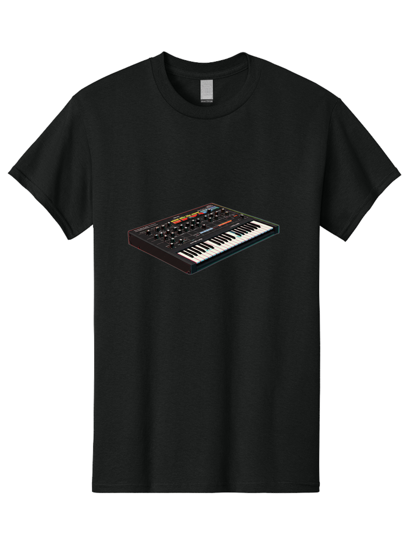 Korg-Minilogue-2 Men'S Graphic Tee, 100% Cotton, Comfortable Casual Summer Wear, Machine Washable, Synthesizer Keyboard, Music Production, Sound Design, Analog Synthesizer, Electronic Music, Musical Instrument, Korg Synthesizer, Baa905