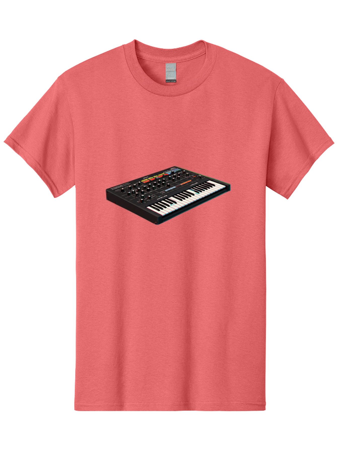 Korg-Minilogue-2 Men'S Graphic Tee, 100% Cotton, Comfortable Casual Summer Wear, Machine Washable, Synthesizer Keyboard, Music Production, Sound Design, Analog Synthesizer, Electronic Music, Musical Instrument, Korg Synthesizer, Baa905