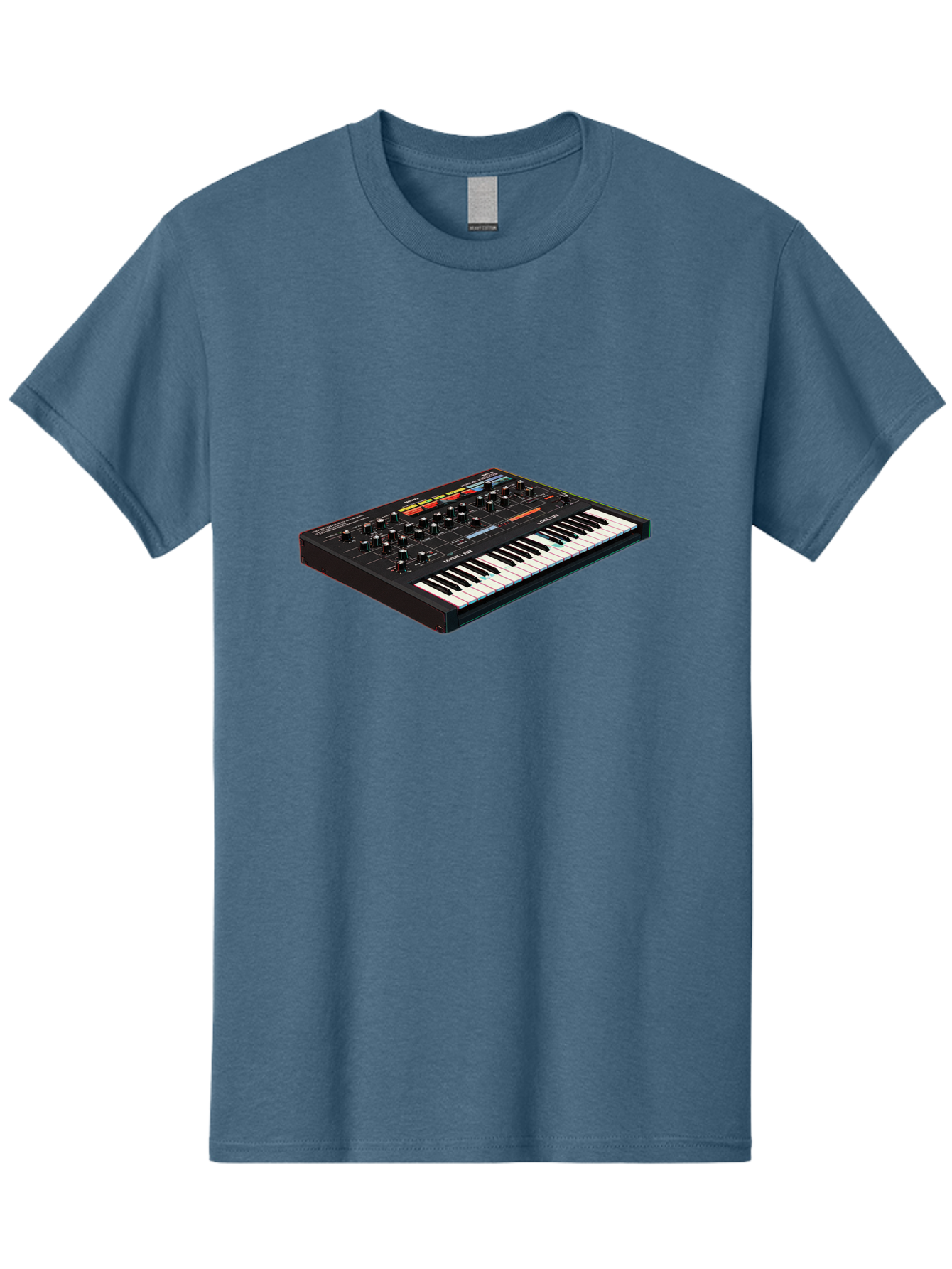 Korg-Minilogue-2 Men'S Graphic Tee, 100% Cotton, Comfortable Casual Summer Wear, Machine Washable, Synthesizer Keyboard, Music Production, Sound Design, Analog Synthesizer, Electronic Music, Musical Instrument, Korg Synthesizer, Baa905