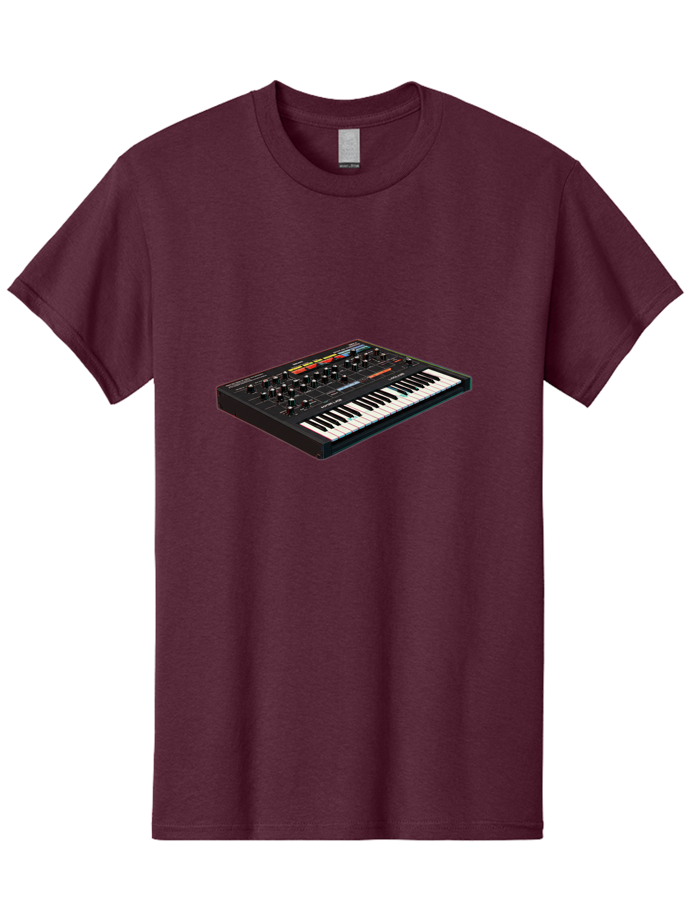 Korg-Minilogue-2 Men'S Graphic Tee, 100% Cotton, Comfortable Casual Summer Wear, Machine Washable, Synthesizer Keyboard, Music Production, Sound Design, Analog Synthesizer, Electronic Music, Musical Instrument, Korg Synthesizer, Baa905