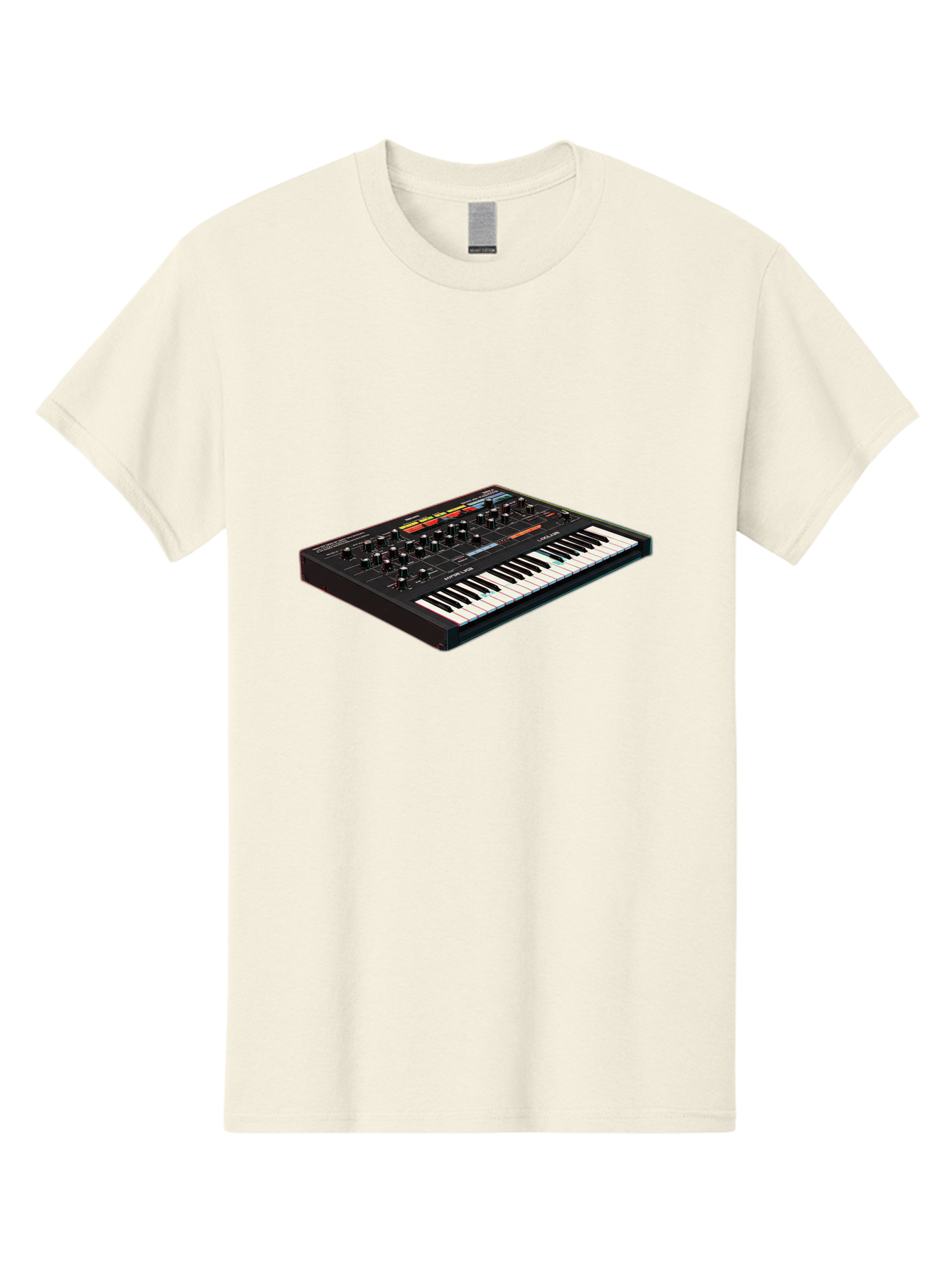 Korg-Minilogue-2 Men'S Graphic Tee, 100% Cotton, Comfortable Casual Summer Wear, Machine Washable, Synthesizer Keyboard, Music Production, Sound Design, Analog Synthesizer, Electronic Music, Musical Instrument, Korg Synthesizer, Baa905