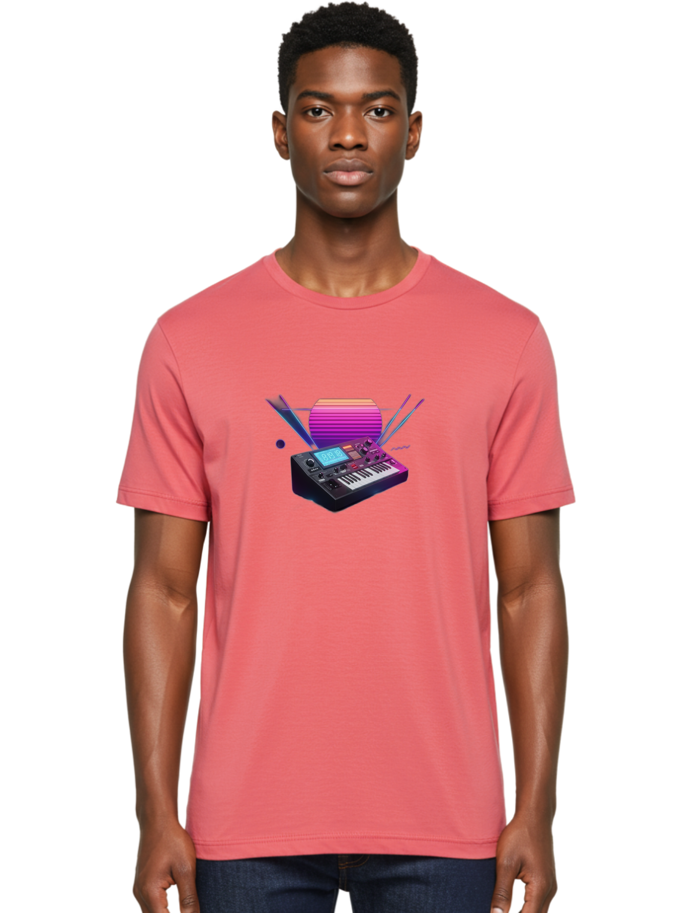 Korg-Minilogue Men'S Graphic Tee, 100% Cotton, Comfortable Casual Summer Wear, Machine Washable, Korg Minilogue Synthesizer, Music Production, Sound Design, Audio Equipment, Electronic Music, Synth, Musical Instrument, Music Gear, Baa907