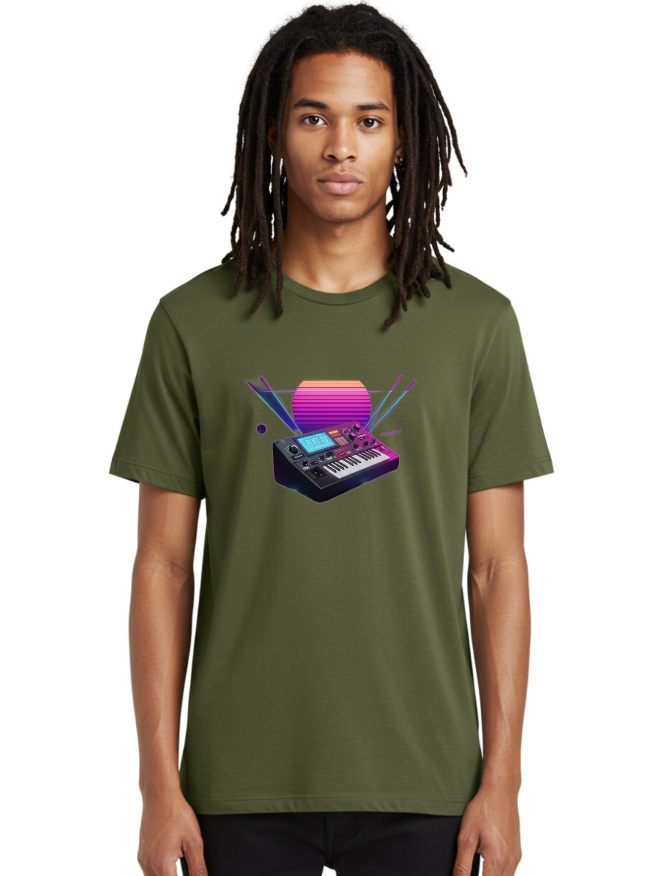 Korg-Minilogue Men'S Graphic Tee, 100% Cotton, Comfortable Casual Summer Wear, Machine Washable, Korg Minilogue Synthesizer, Music Production, Sound Design, Audio Equipment, Electronic Music, Synth, Musical Instrument, Music Gear, Baa907