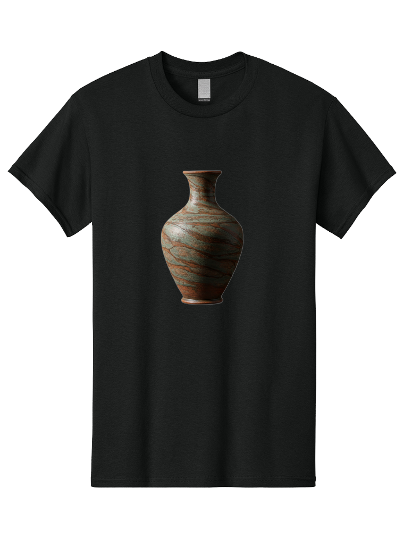 Marbled-Vase Men'S Graphic Tee, 100% Cotton, Comfortable Casual Summer Wear, Machine Washable, Marbled Vase, Decorative Vase, Elegant Design, Sophisticated Interior, Home Decor, Luxury Vase, Modern Art, Unique Pattern, Ornate Vase, Baa968