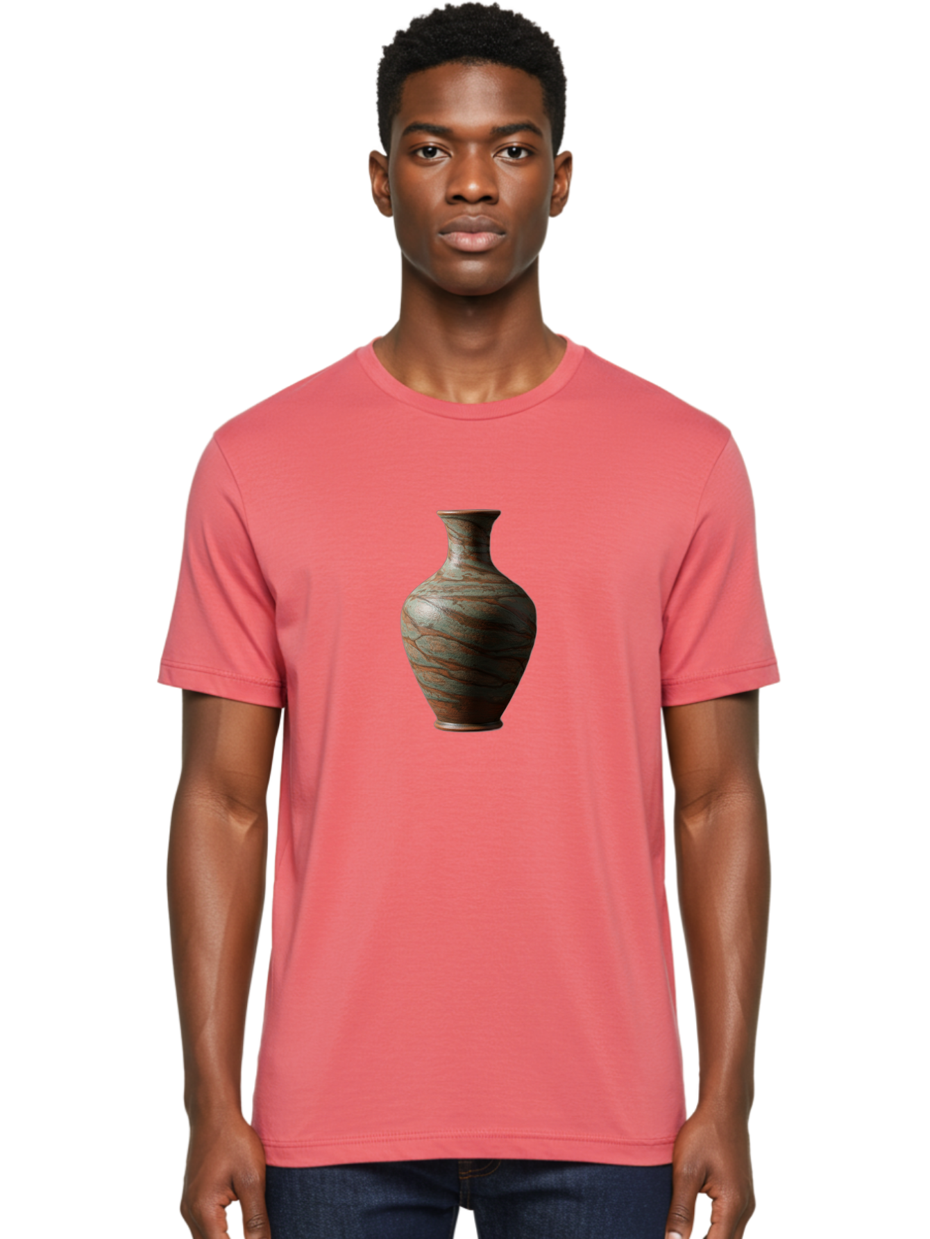 Marbled-Vase Men'S Graphic Tee, 100% Cotton, Comfortable Casual Summer Wear, Machine Washable, Marbled Vase, Decorative Vase, Elegant Design, Sophisticated Interior, Home Decor, Luxury Vase, Modern Art, Unique Pattern, Ornate Vase, Baa968