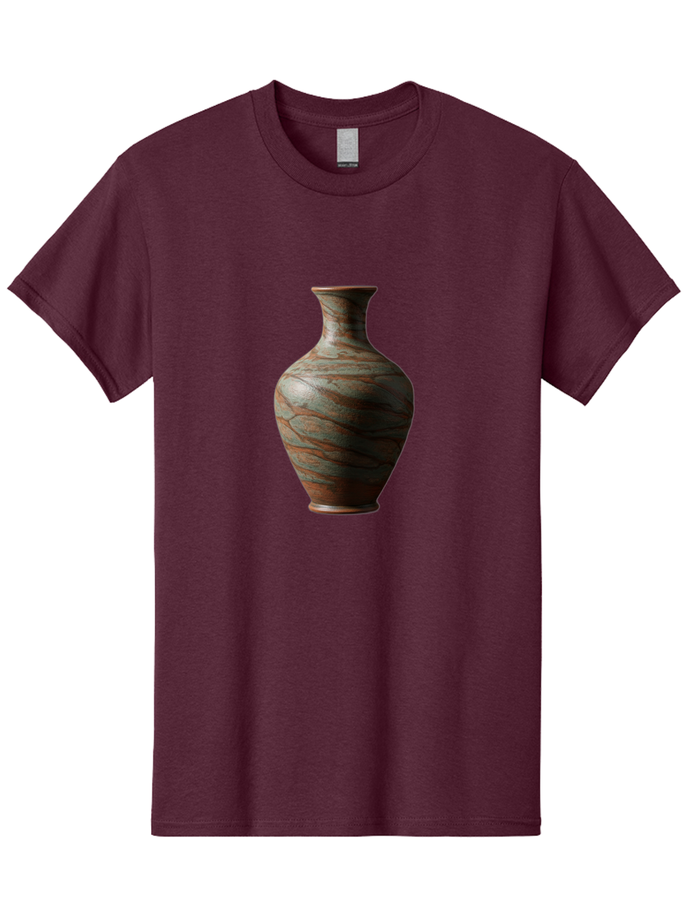 Marbled-Vase Men'S Graphic Tee, 100% Cotton, Comfortable Casual Summer Wear, Machine Washable, Marbled Vase, Decorative Vase, Elegant Design, Sophisticated Interior, Home Decor, Luxury Vase, Modern Art, Unique Pattern, Ornate Vase, Baa968