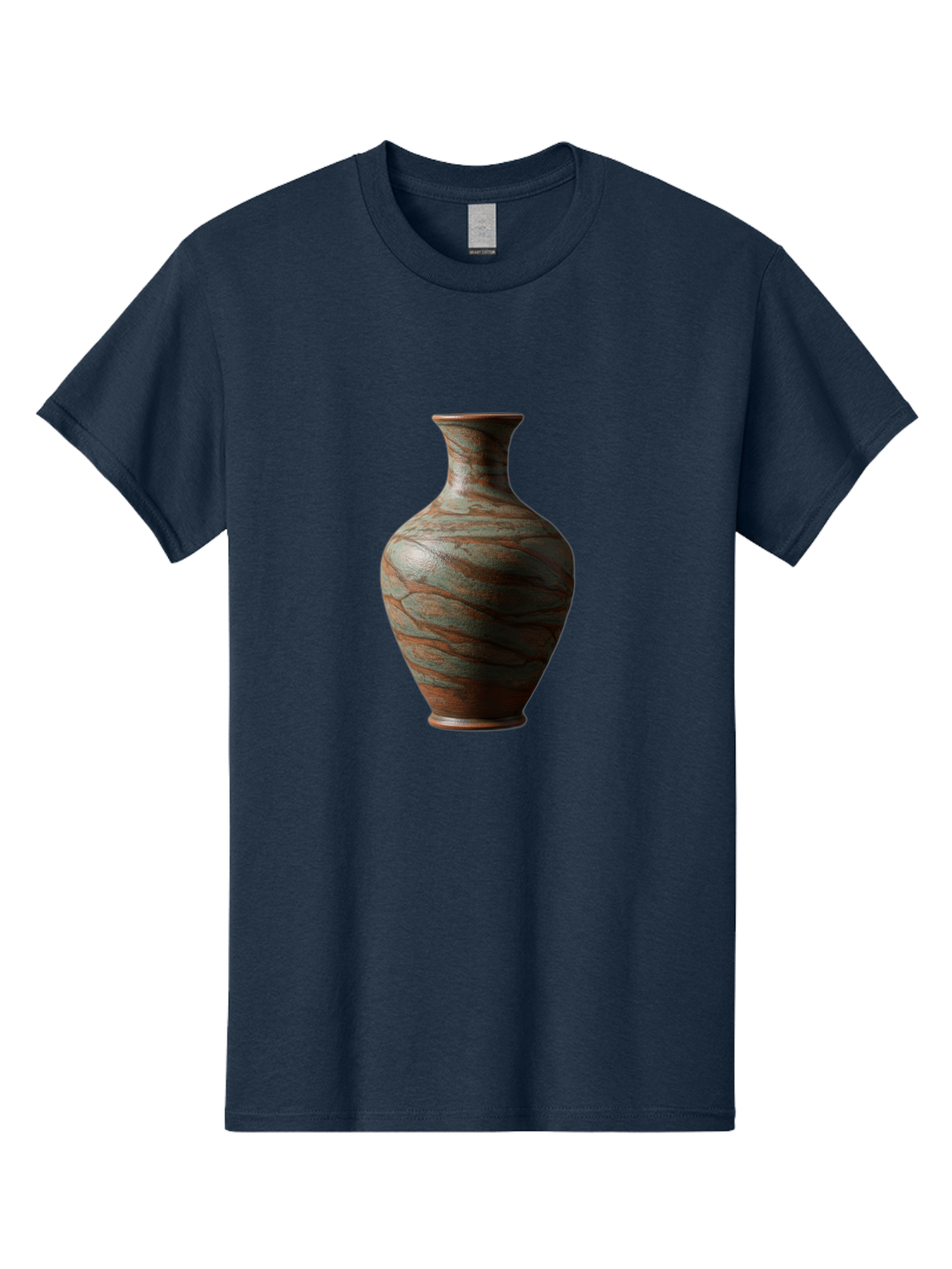 Marbled-Vase Men'S Graphic Tee, 100% Cotton, Comfortable Casual Summer Wear, Machine Washable, Marbled Vase, Decorative Vase, Elegant Design, Sophisticated Interior, Home Decor, Luxury Vase, Modern Art, Unique Pattern, Ornate Vase, Baa968